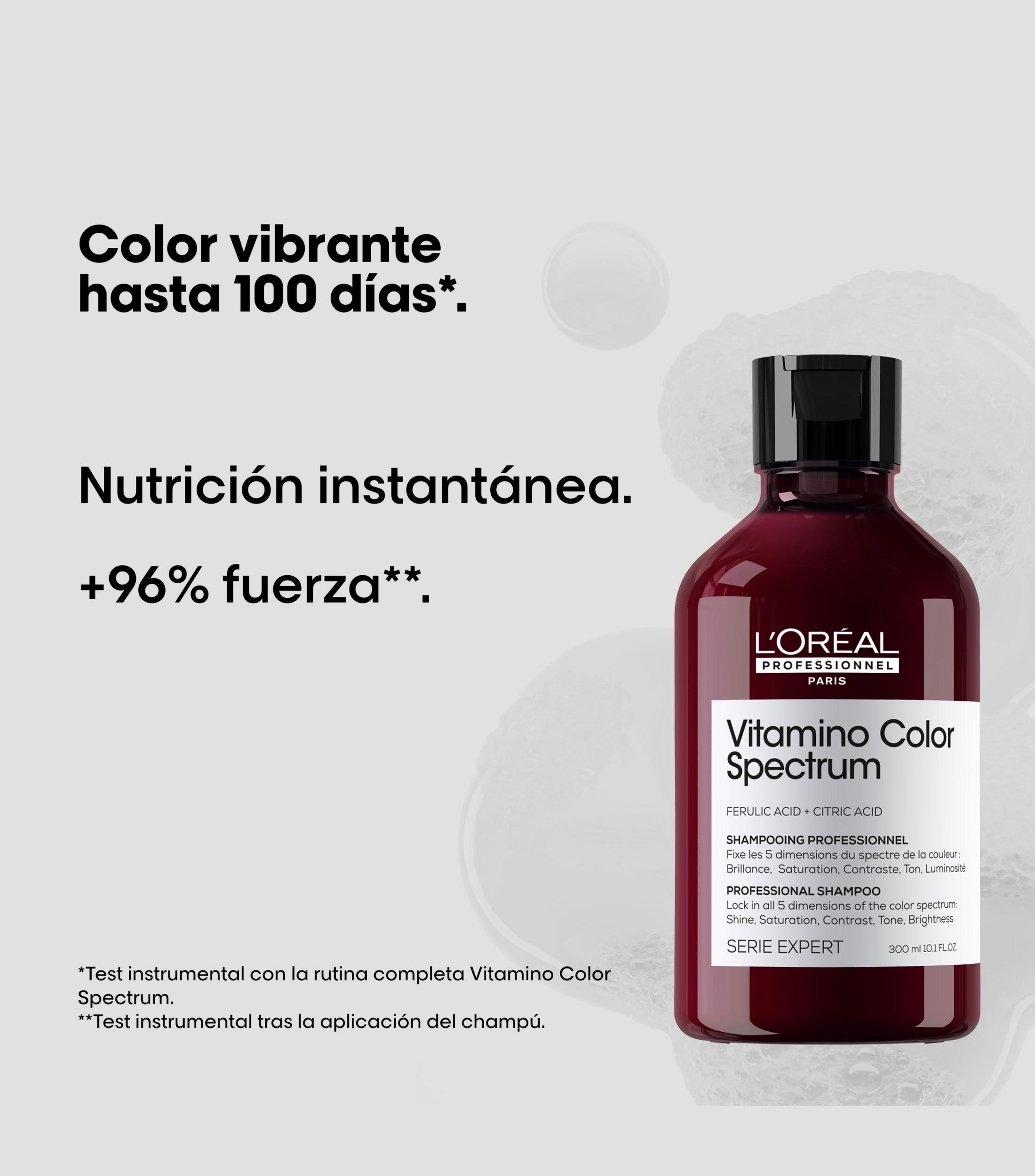 Shampoo Vitamino Color Spectrum para cabello tenido, 300 ml