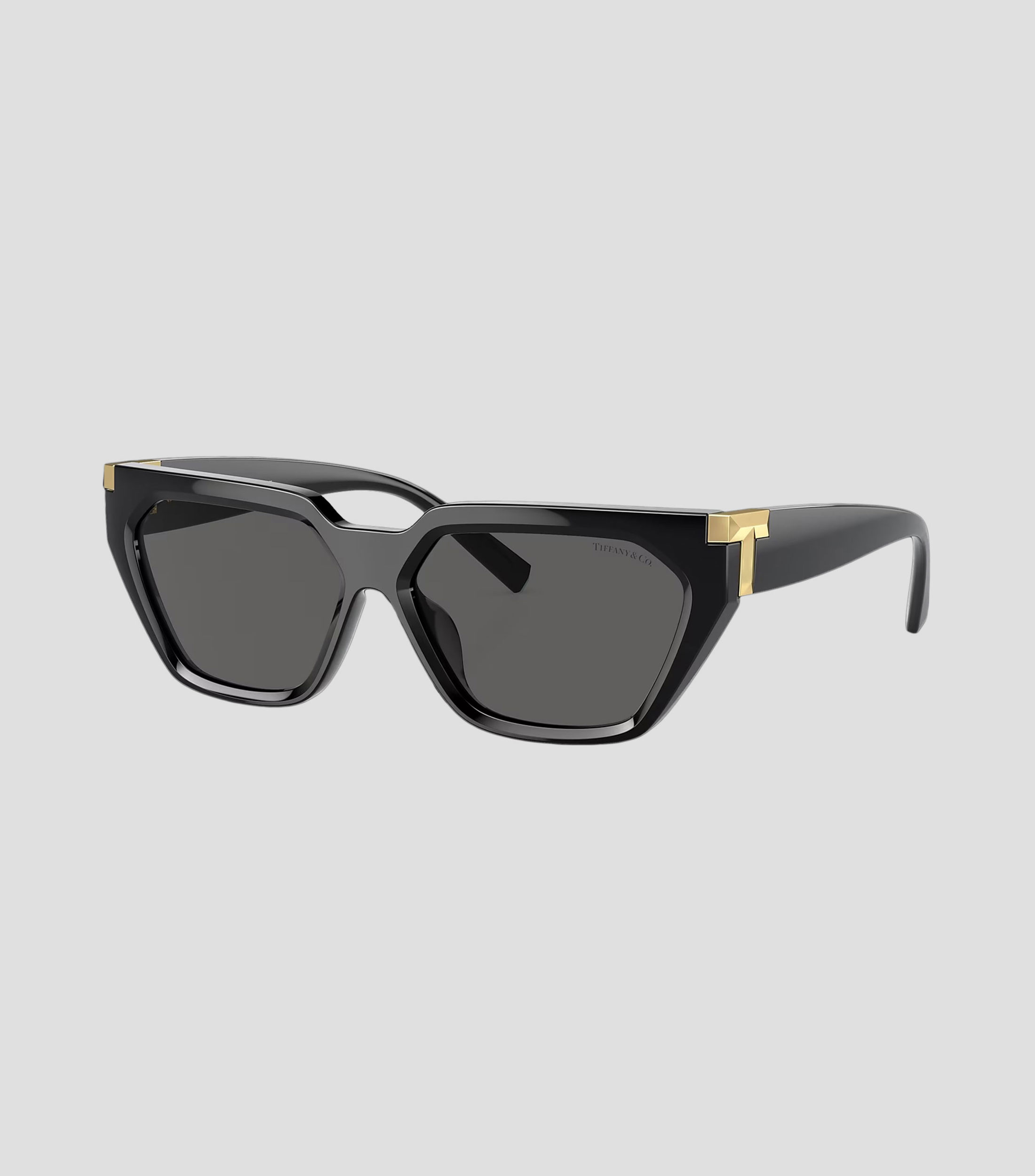 Lentes de sol irregulares negros Mujer