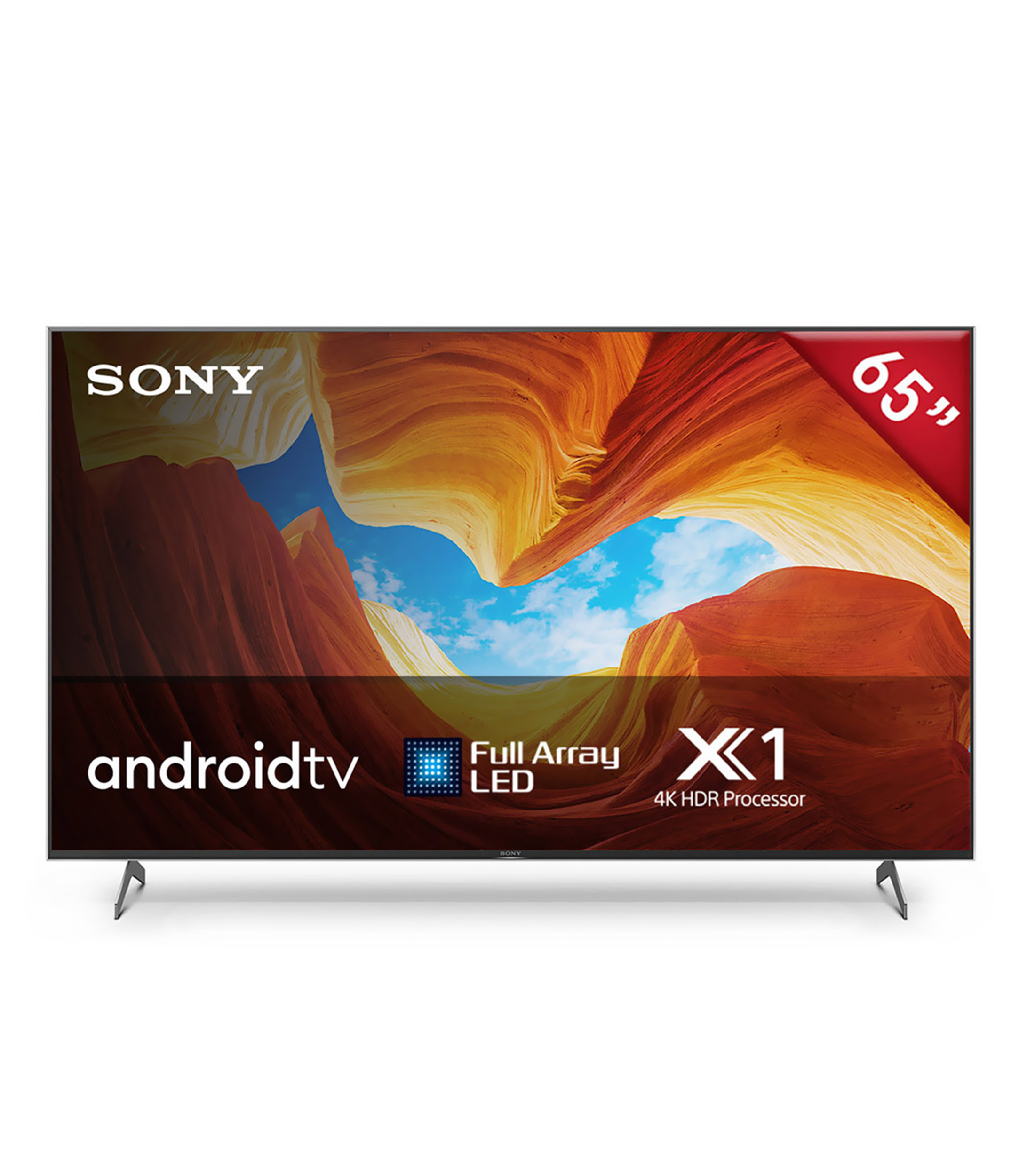 Sony Pantalla 65" Android TV 4K UHD Full Array LED XBR65X900H El