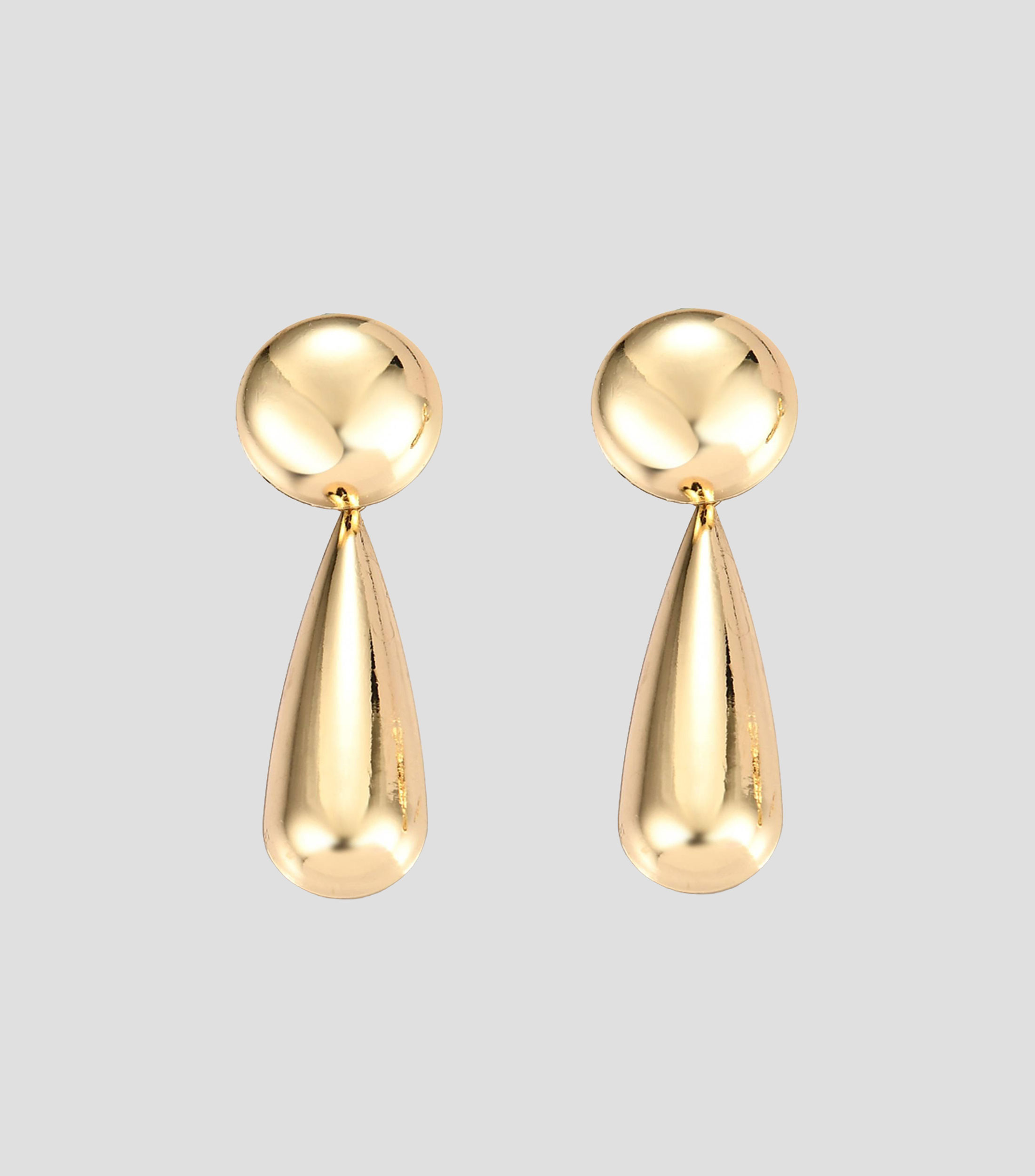 Aretes en forma de gota Mujer