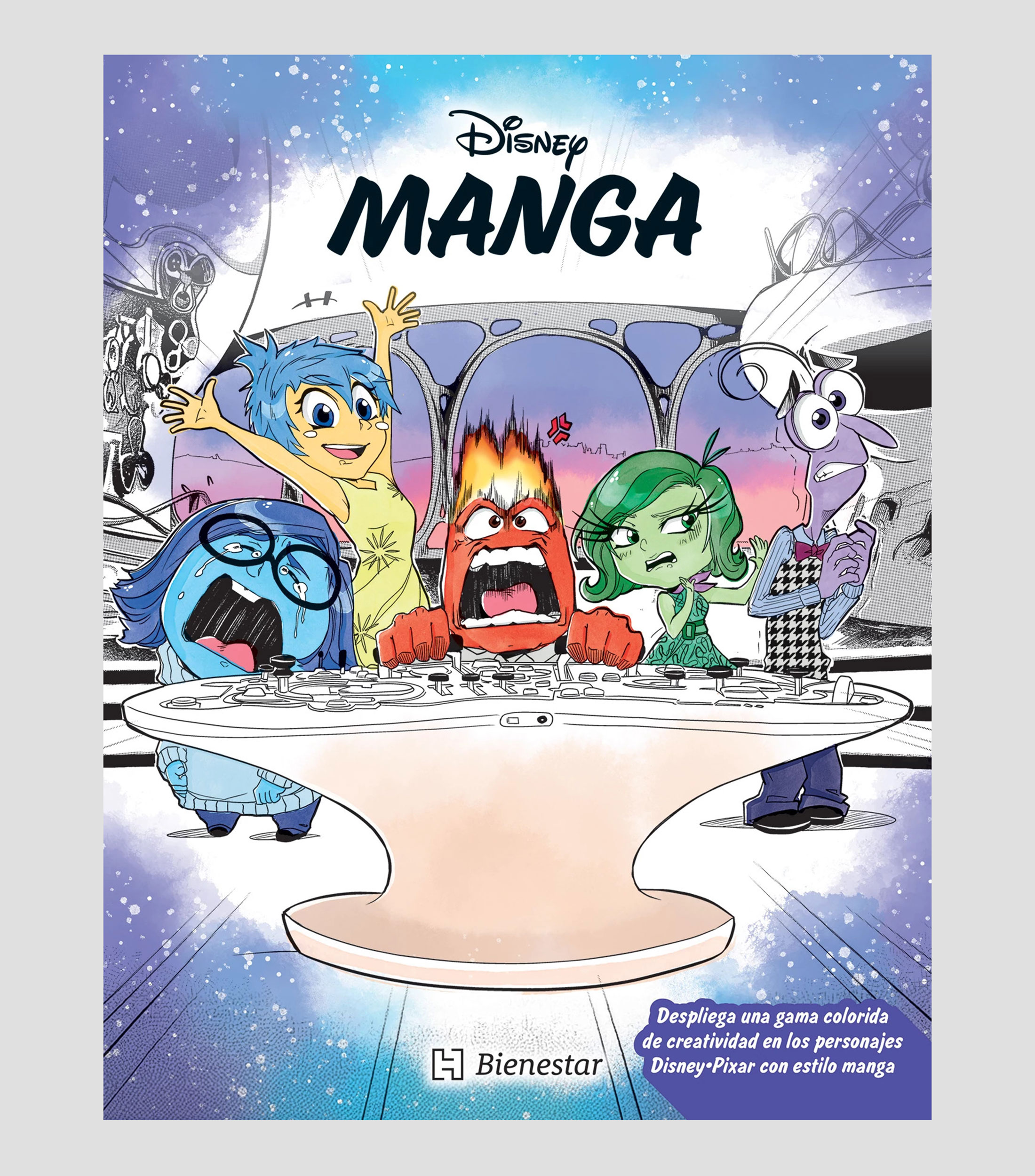 Arte Y RecreaciónManga Disney para colorear 2 (Intensamente), Hachette Bienestar