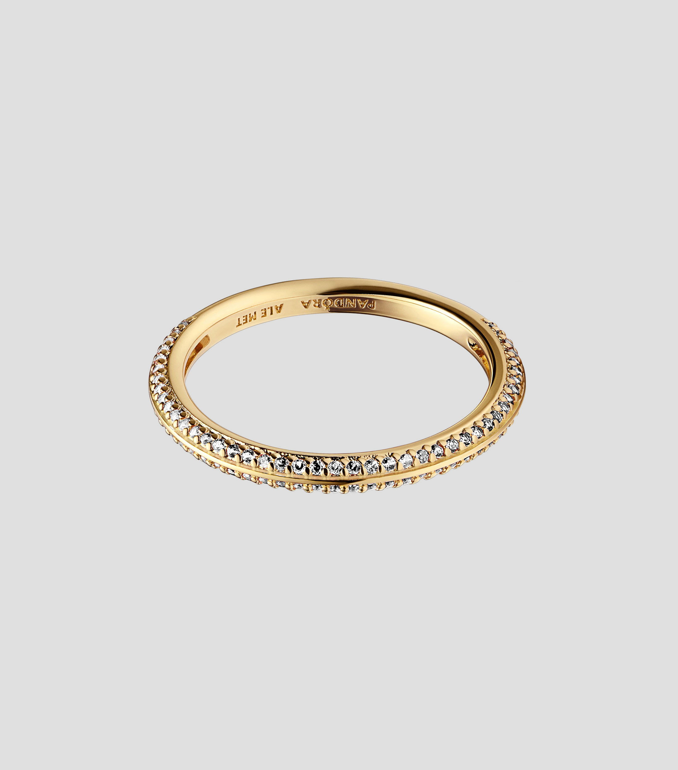 Anillo con Zirconias Mujer