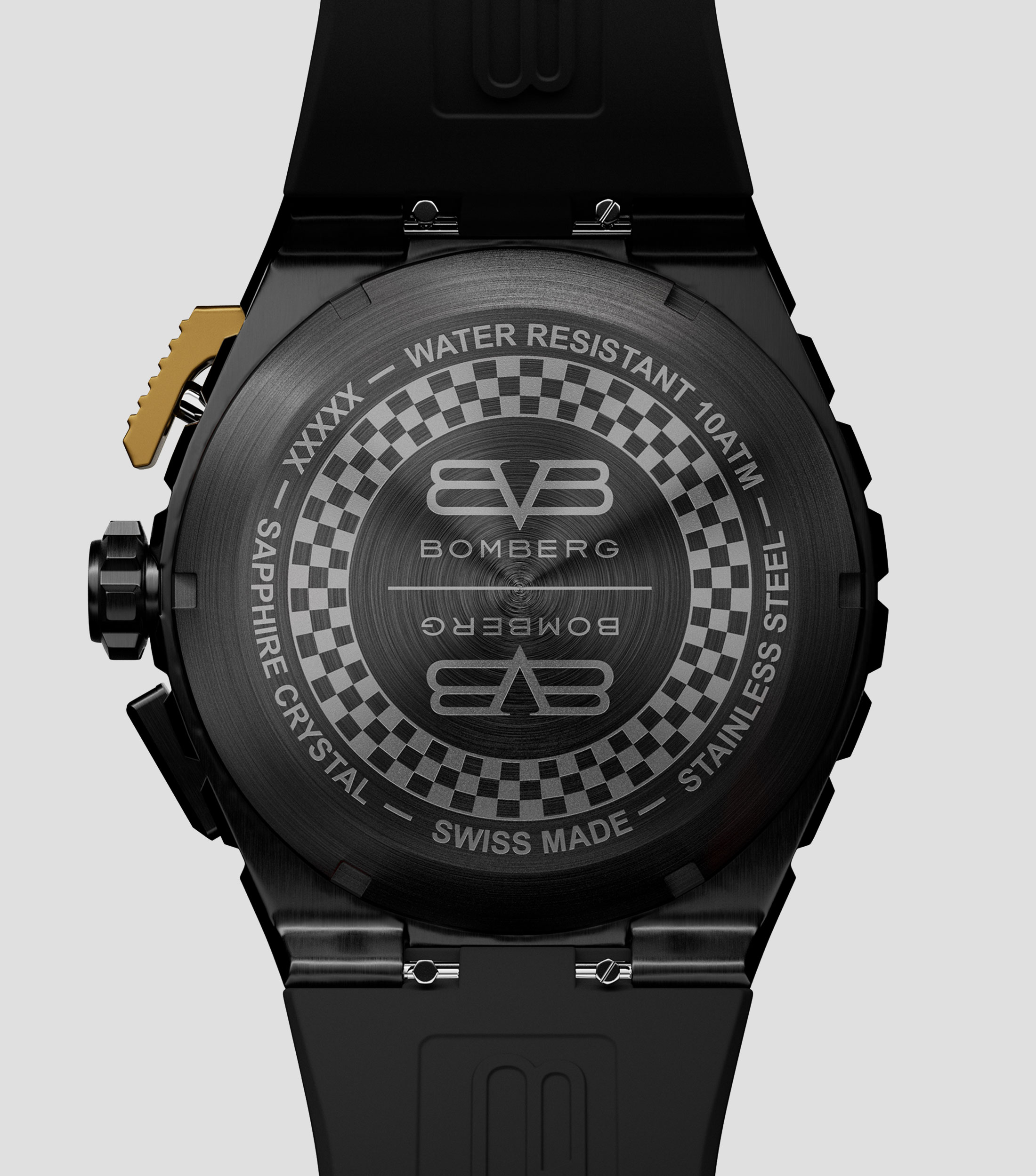 Reloj para Hombre Apex Carbon casual Negro, Dorado