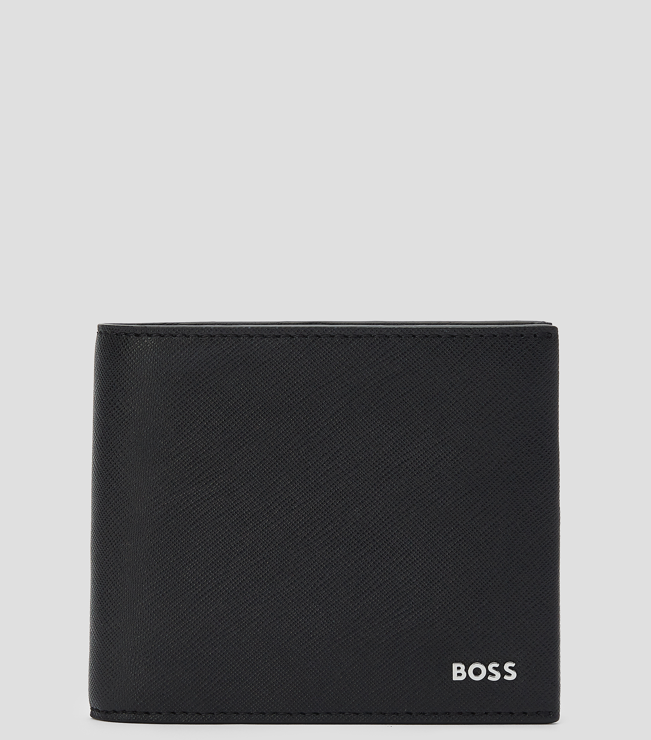 Cartera bifold lisa Hombre
