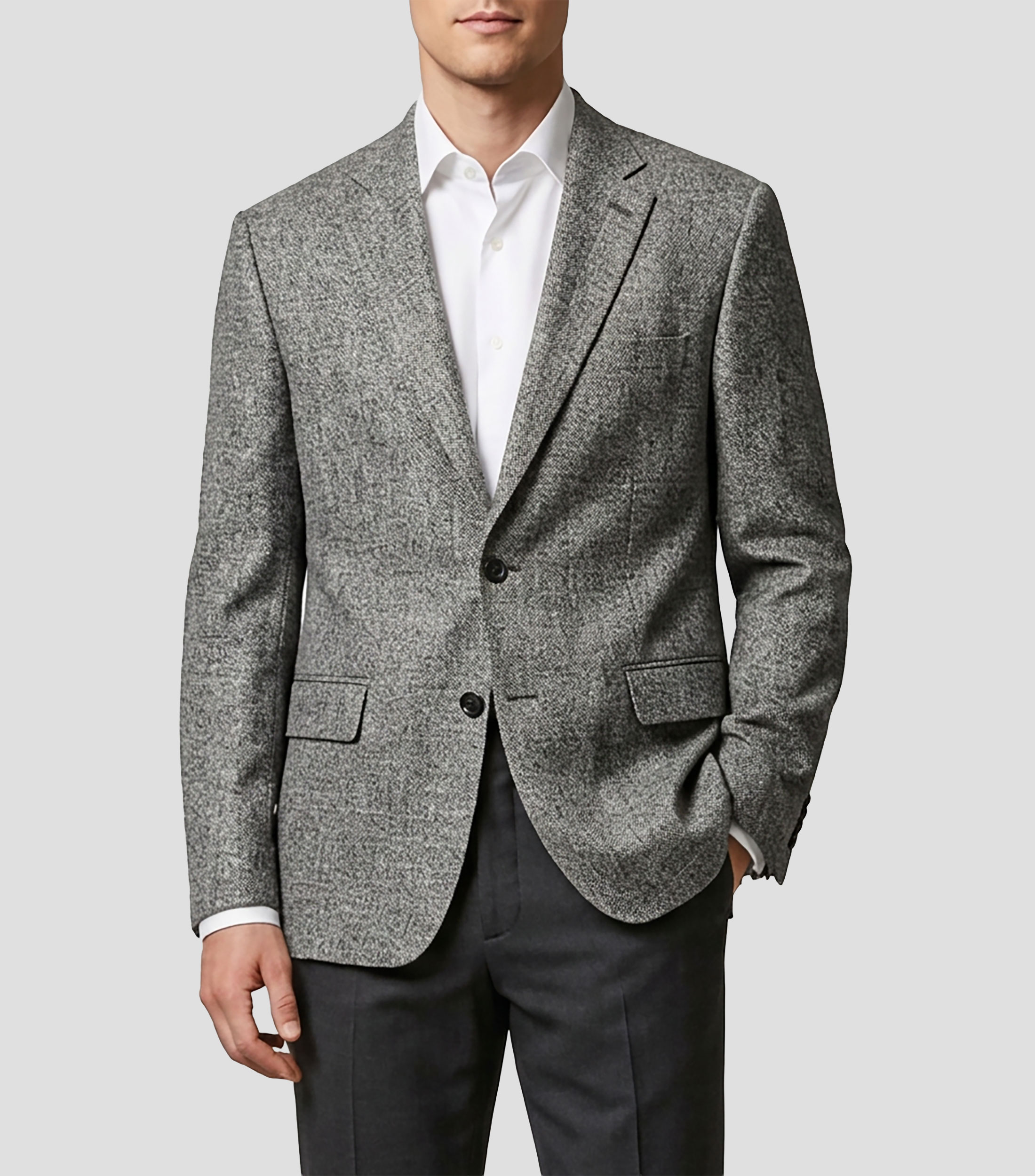 Saco con microdiseño Hombre