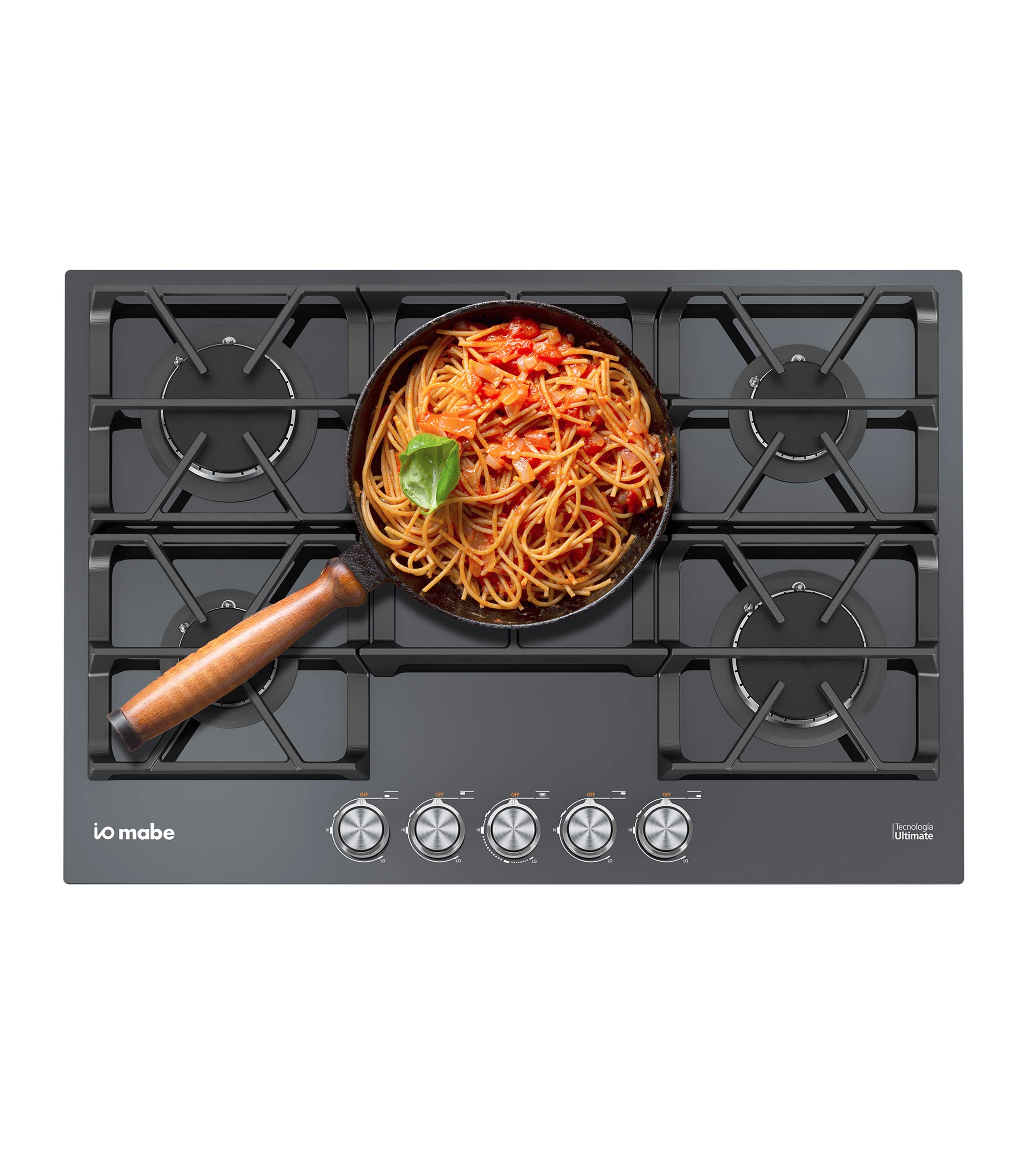 Parrilla de Gas LP Black 5 quemadores en Acero inoxidable