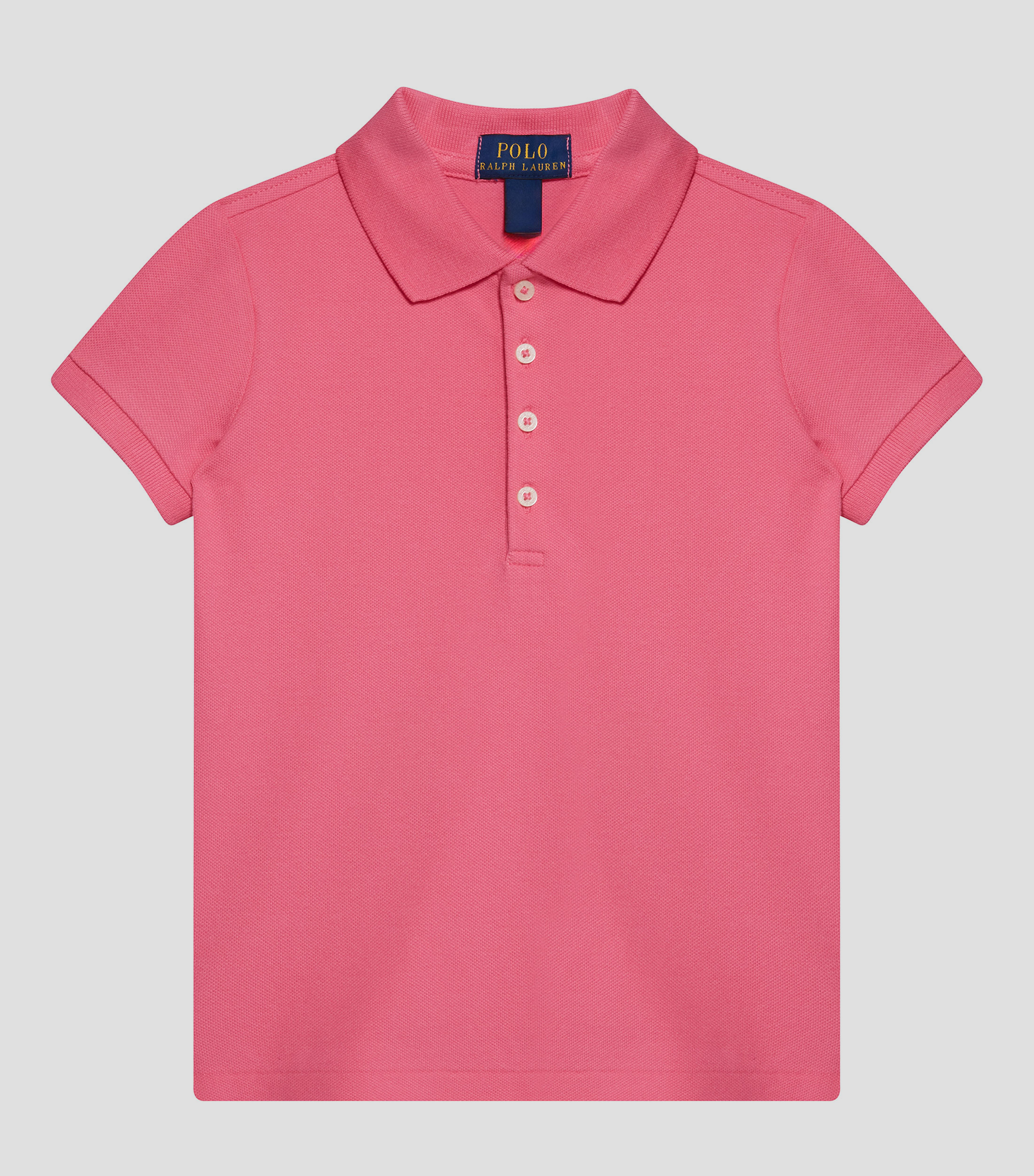 Playera tipo polo de manga corta Niña