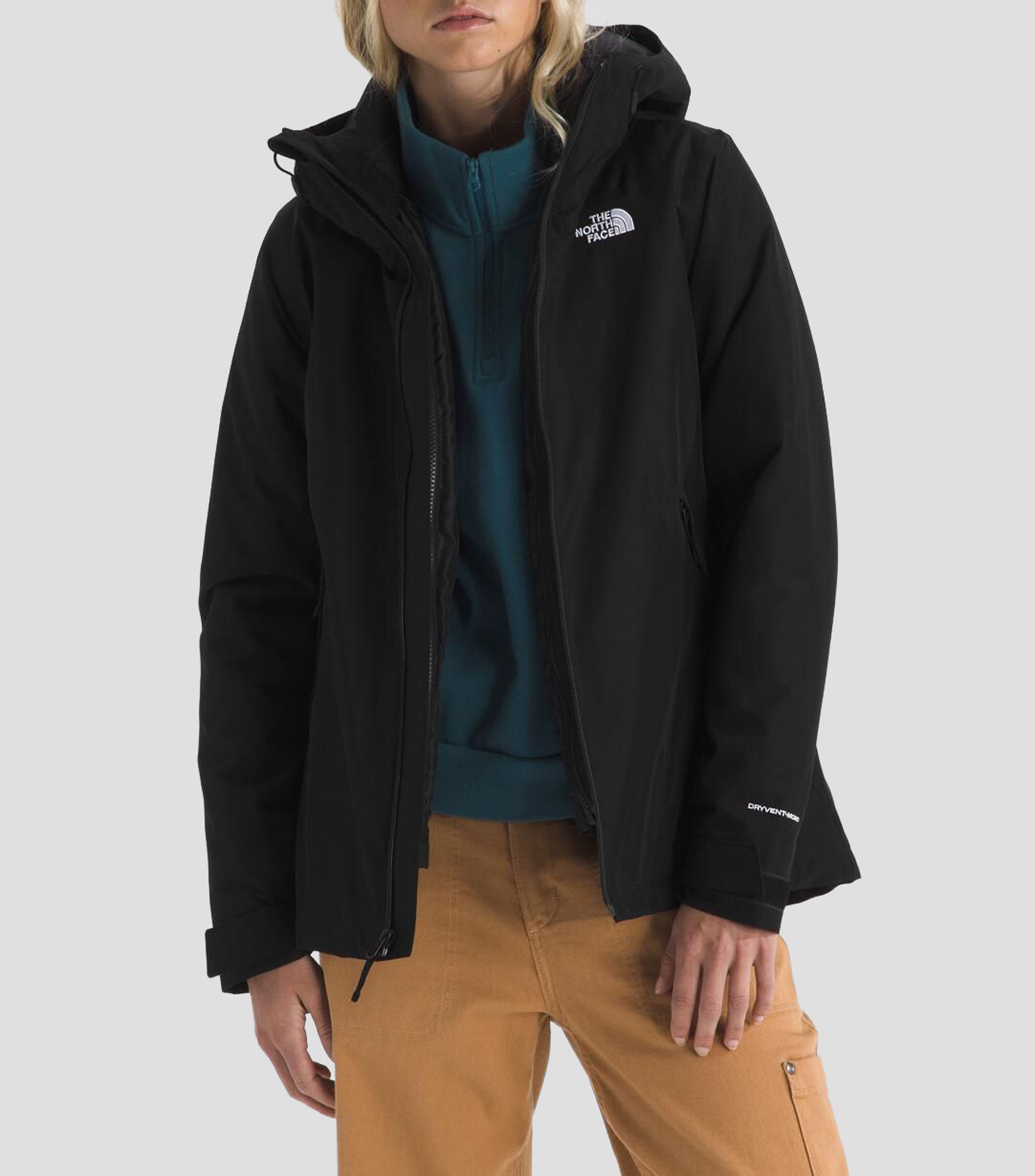 Chamarra Impermeable con Capucha Triclimate Carto Mono Mujer