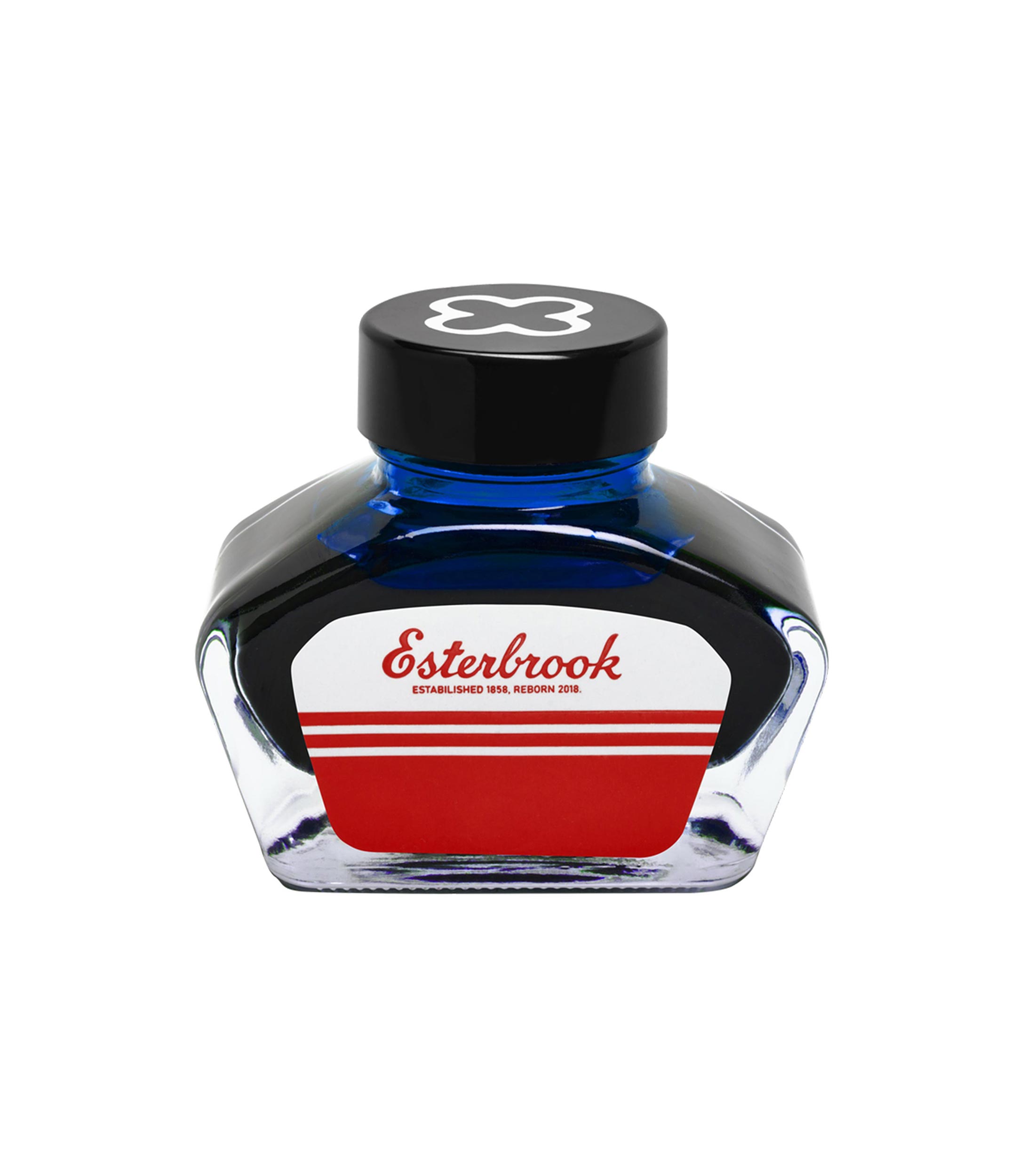Frasco De Tinta Azul Agua Brillante