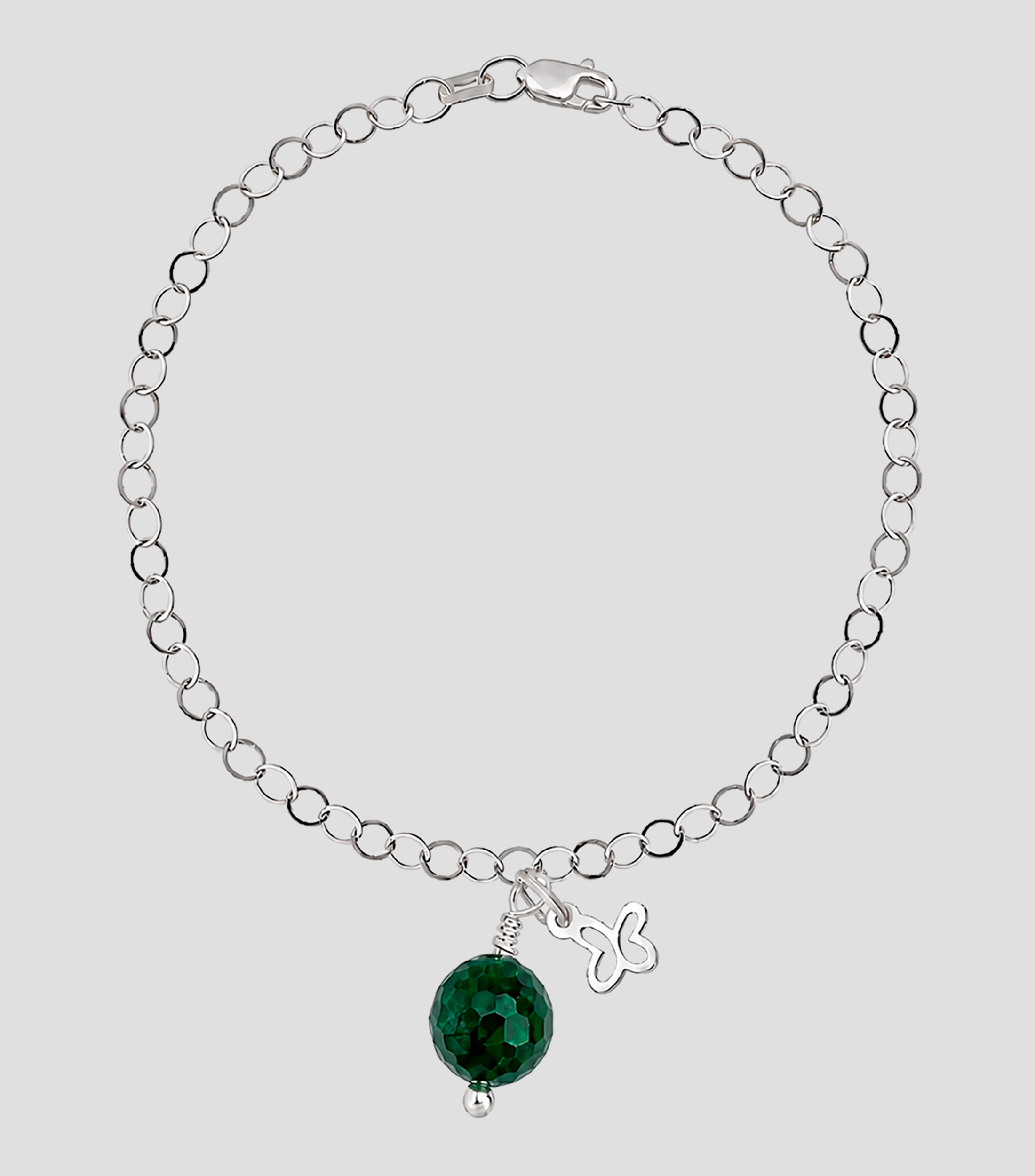 Pulsera en Plata .925 Mariposa Mujer