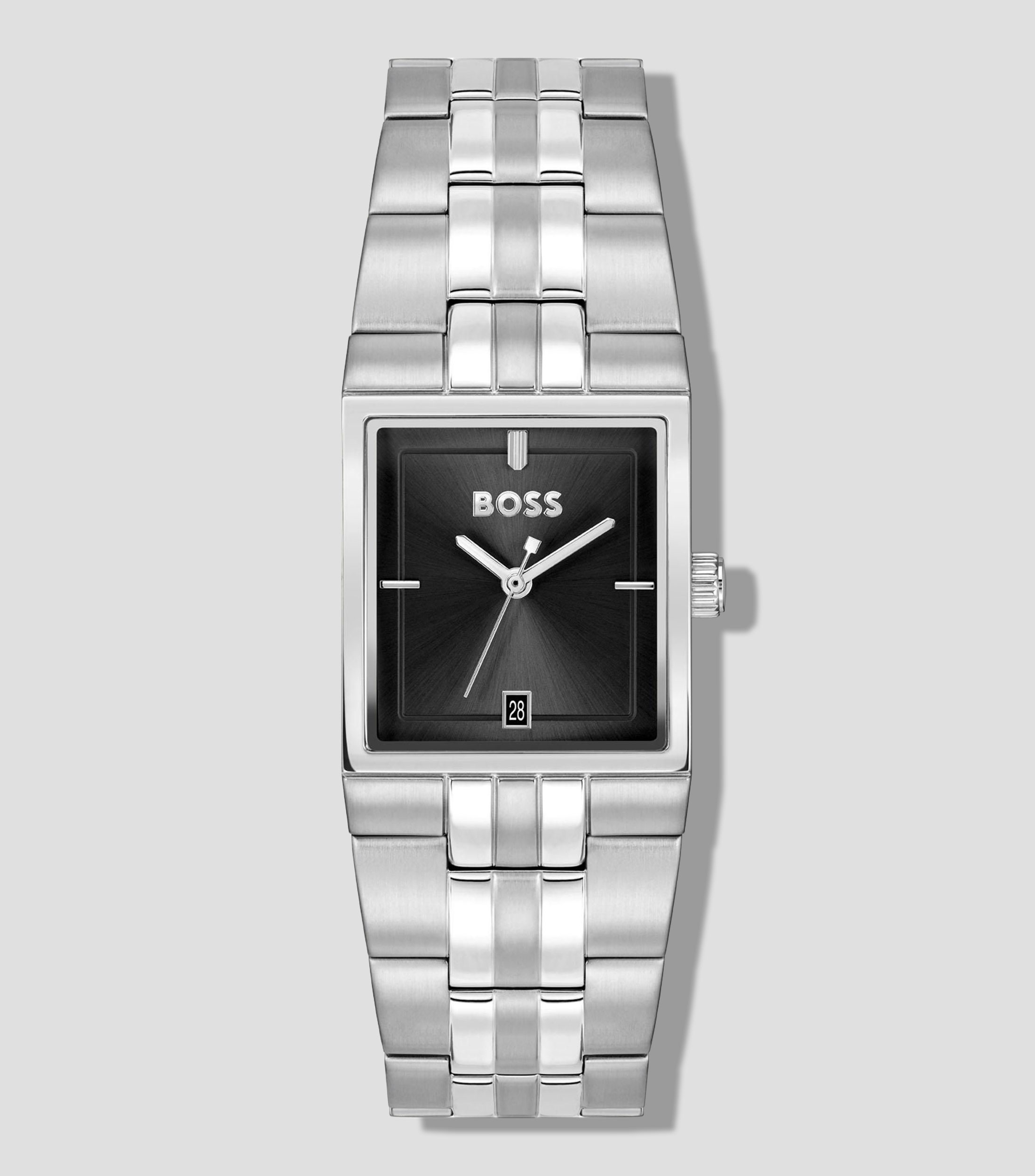Reloj para Hombre Strivo casual plateado, negro