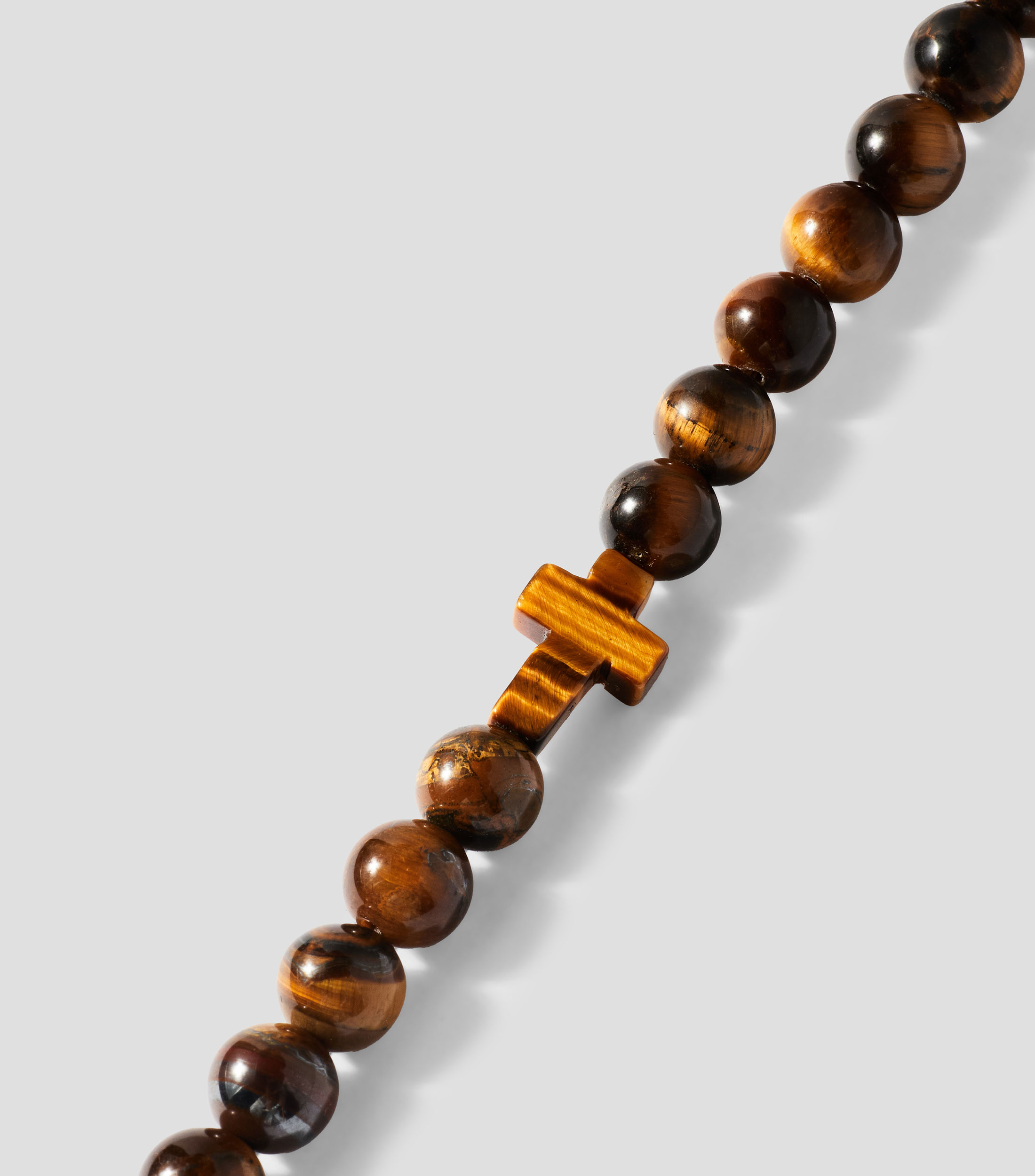 Pulsera con ojo de tigre Hombre