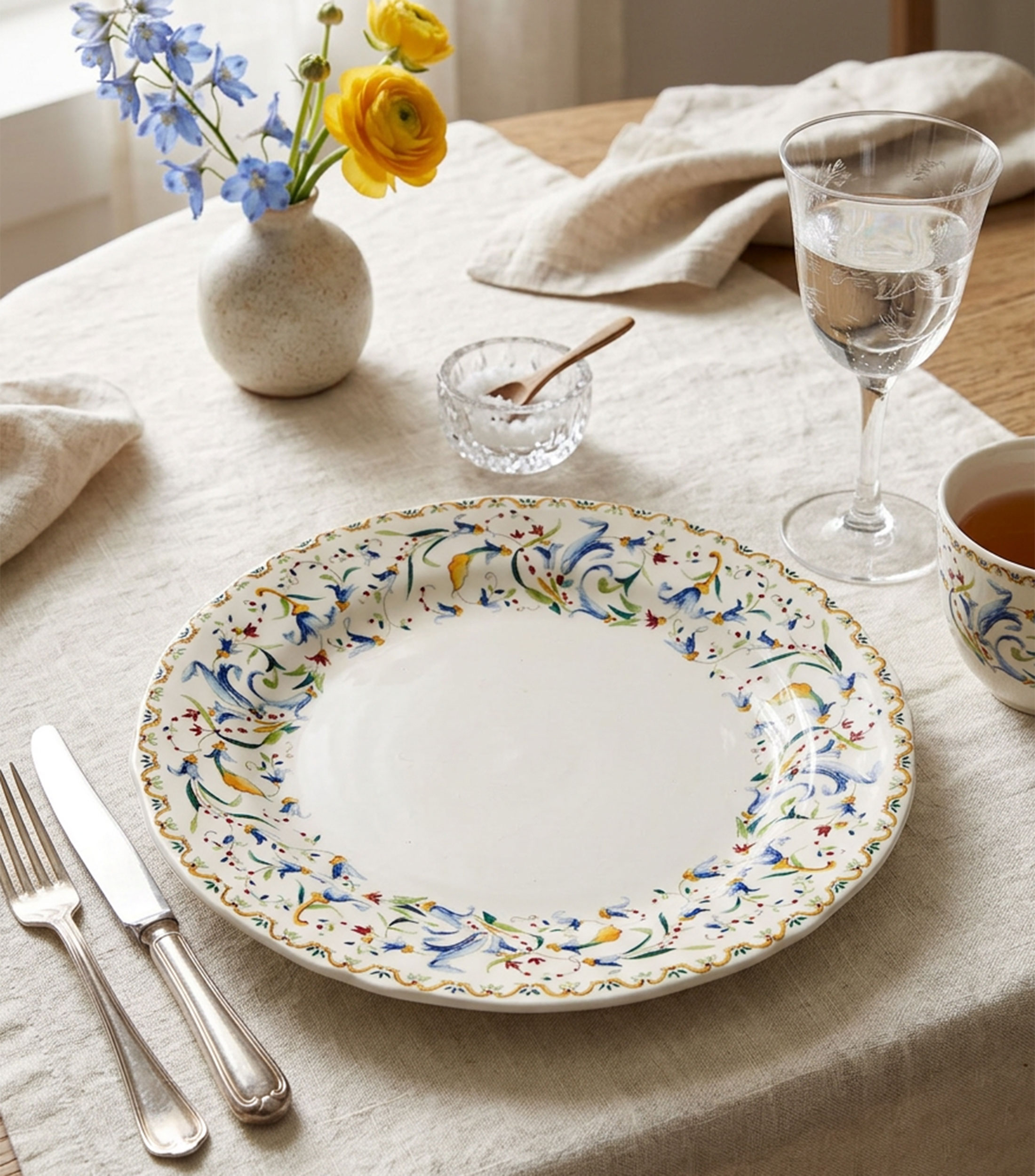Set de 4 Platos para postre Toscana