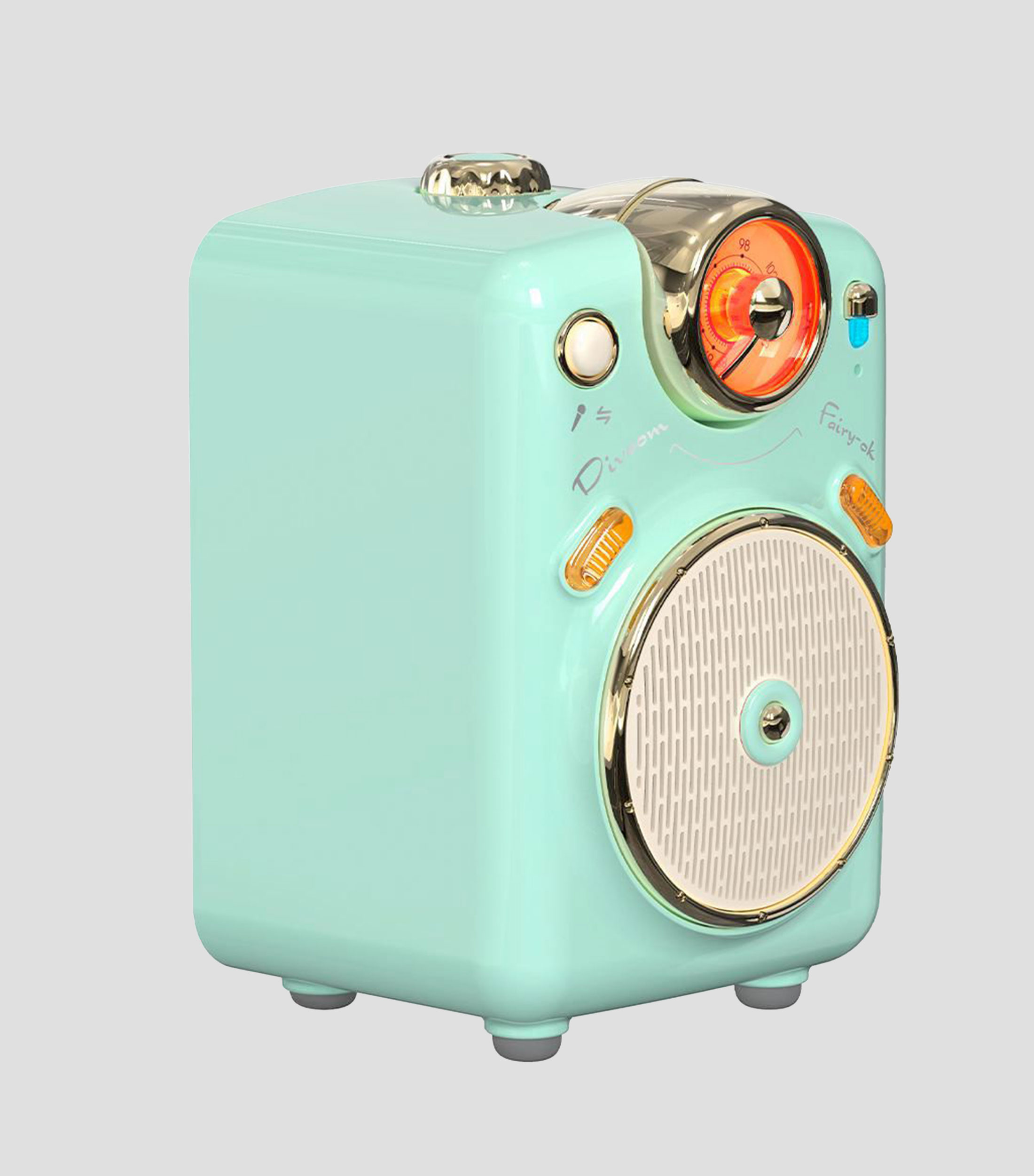 Bocina portátil inalámbrica Bluetooth Karaoke mini Fairy -2 Verde