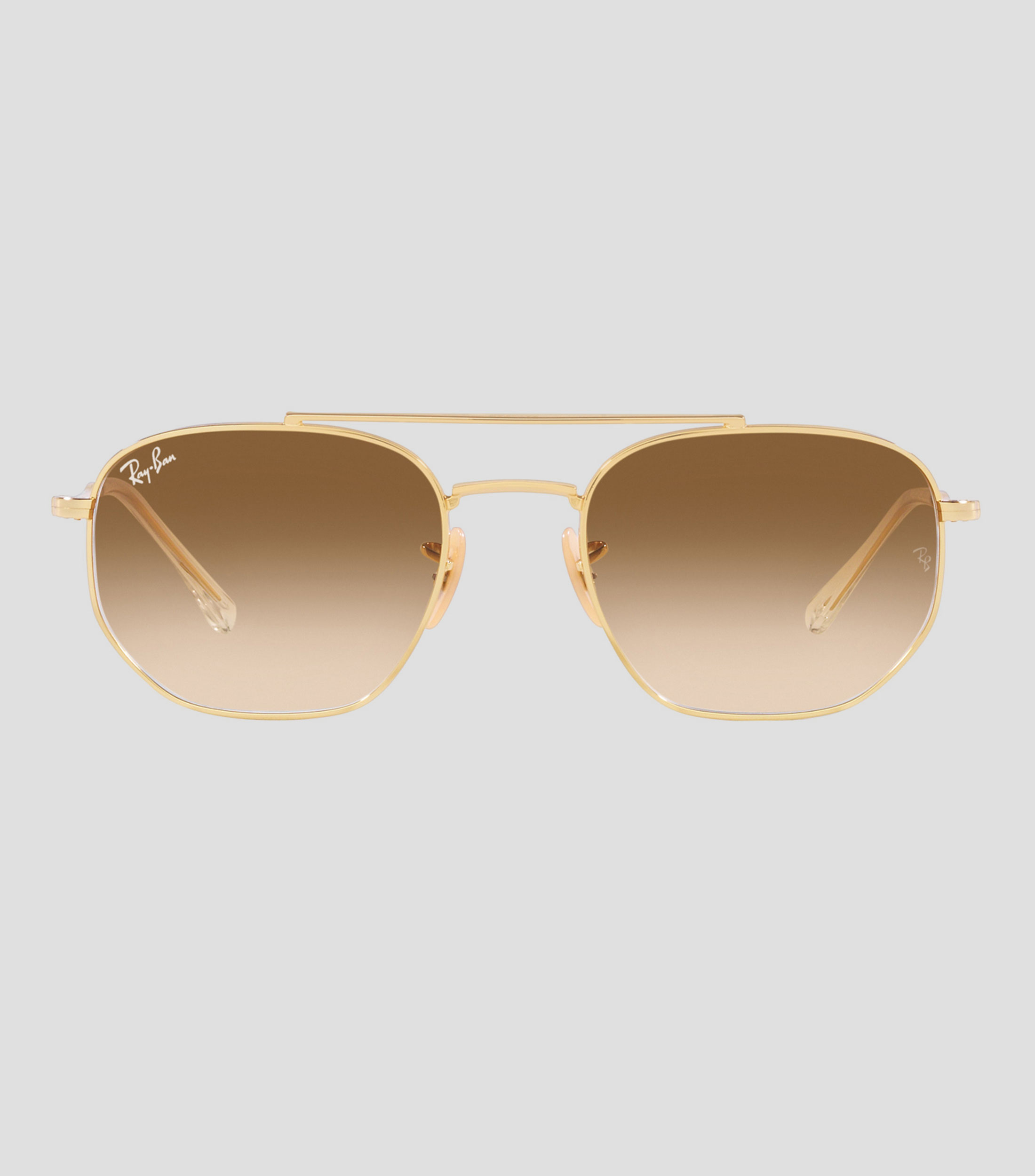 Lentes de sol aviador dorados Unisex