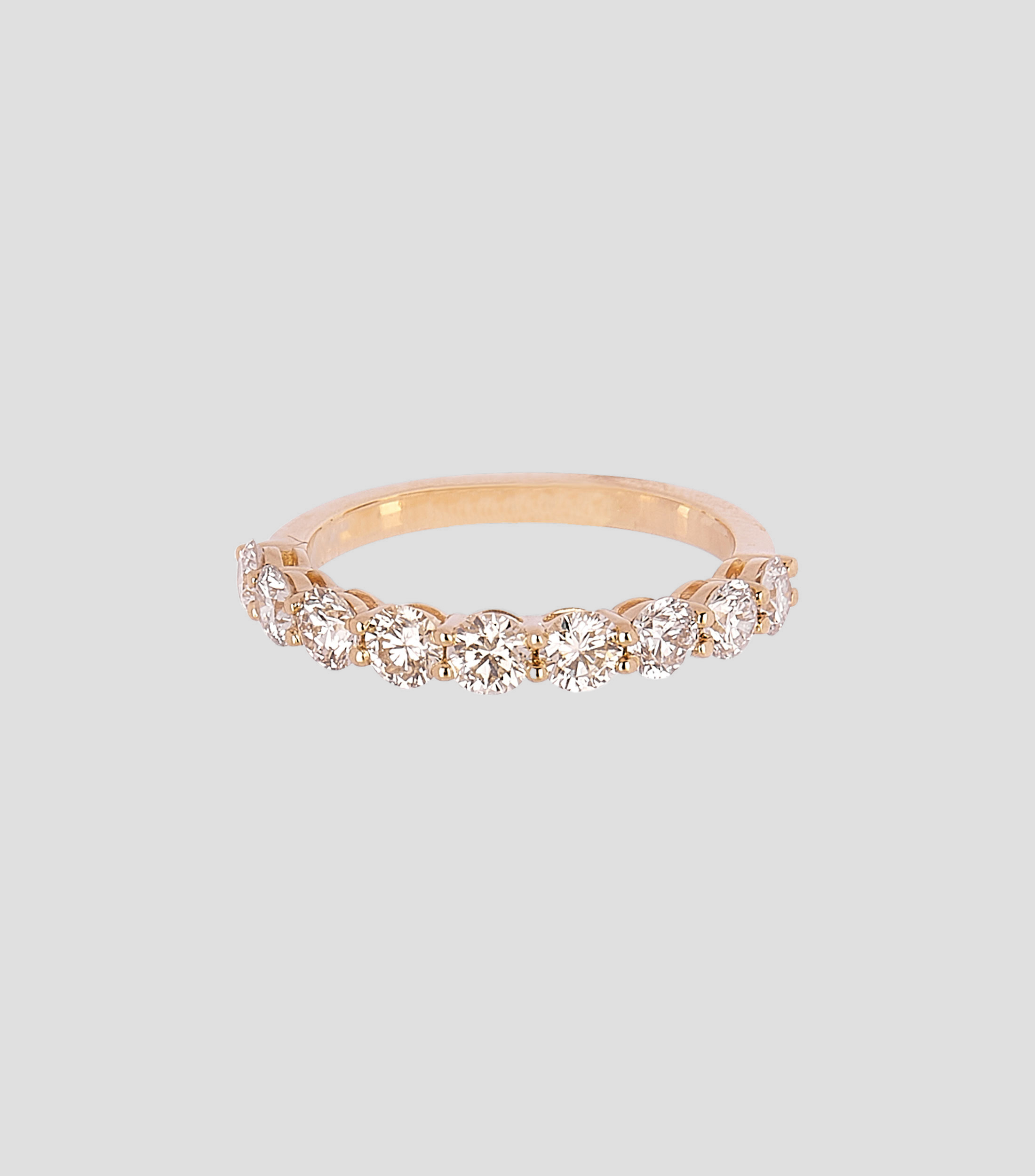 Anillo en oro con Diamantes Mujer