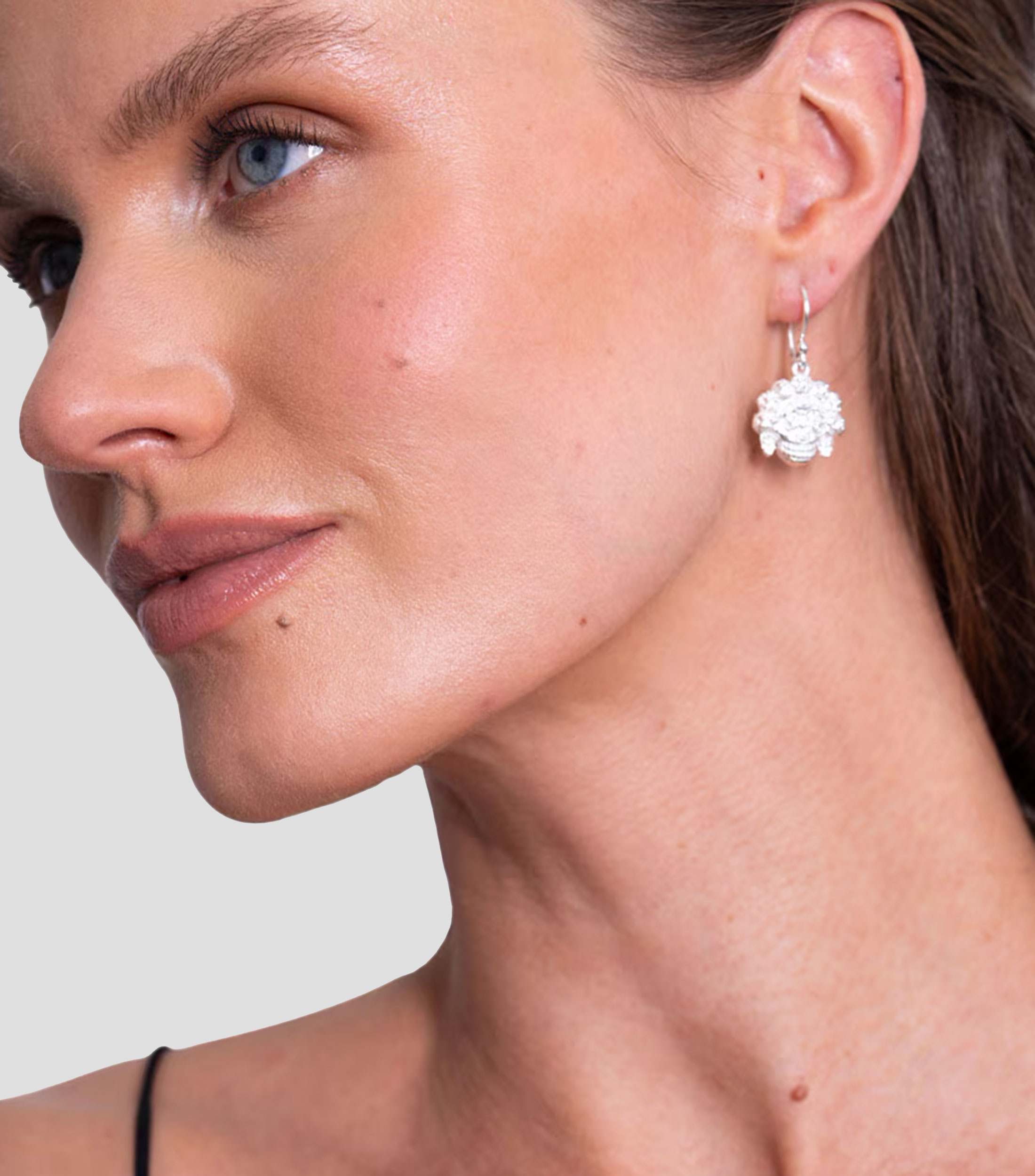 Aretes en plata .925 Catrina Mujer
