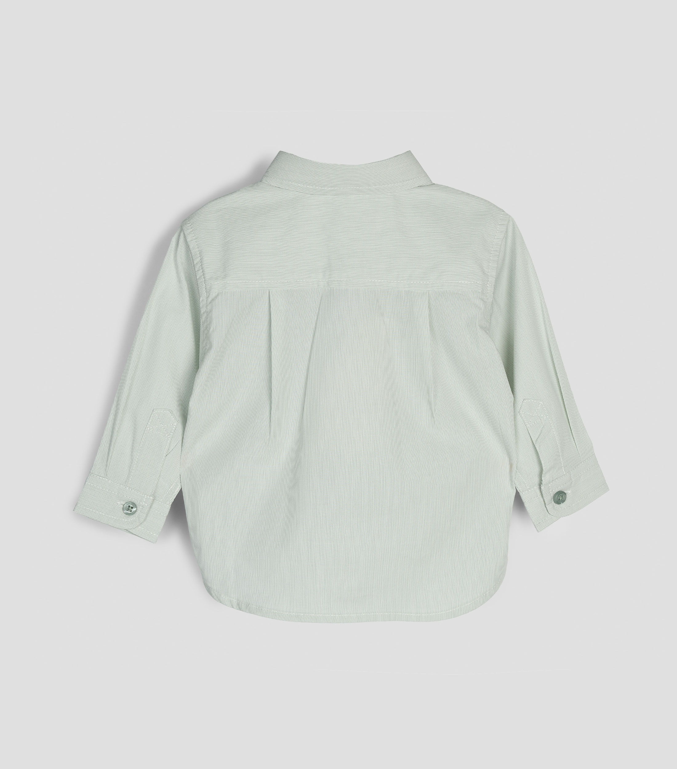 Camisa con líneas manga larga Bebé