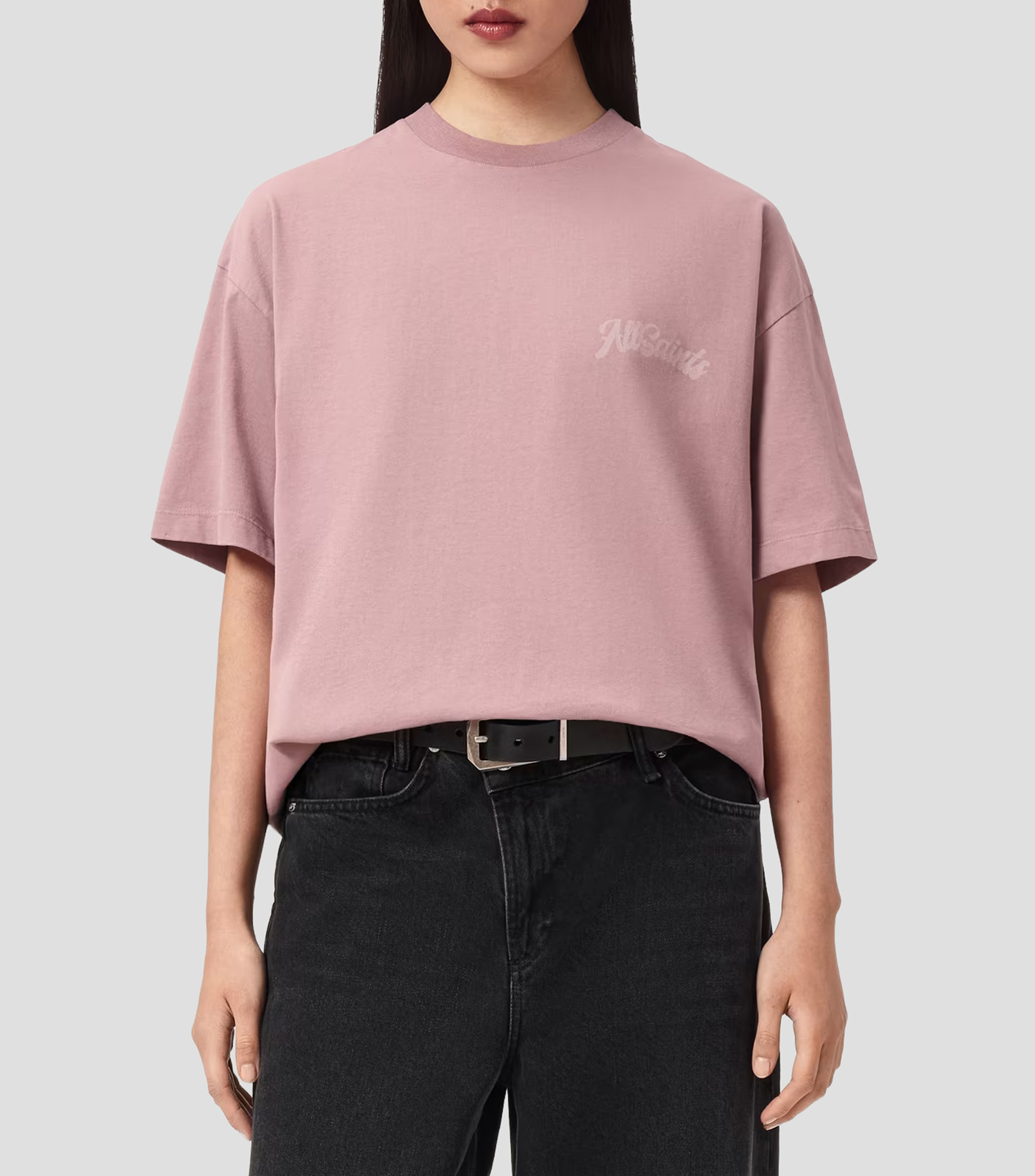 Playera cuello redondo manga corta lisa Mujer