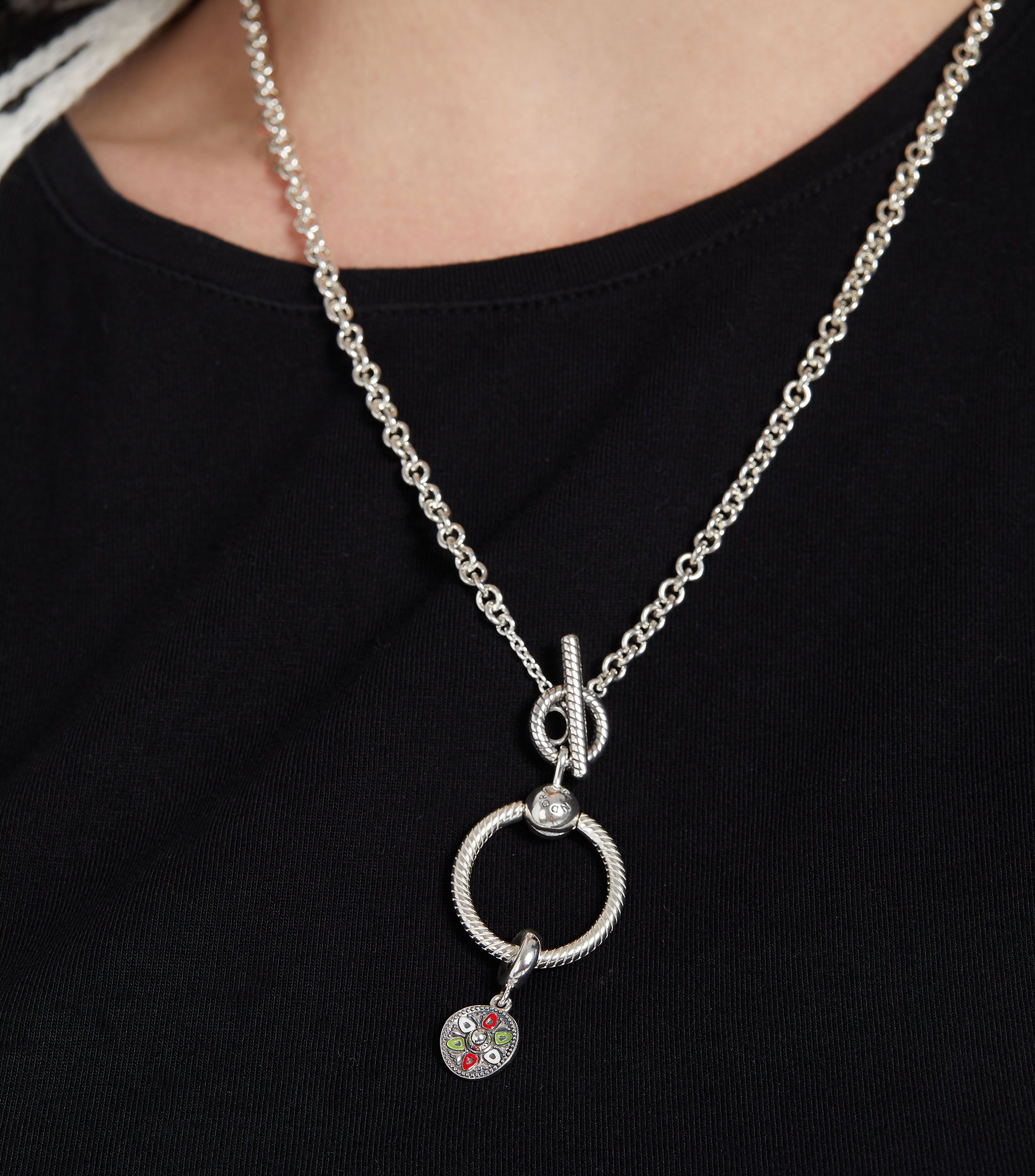Charm en Plata Esterlina Sombrero Pandora Mujer