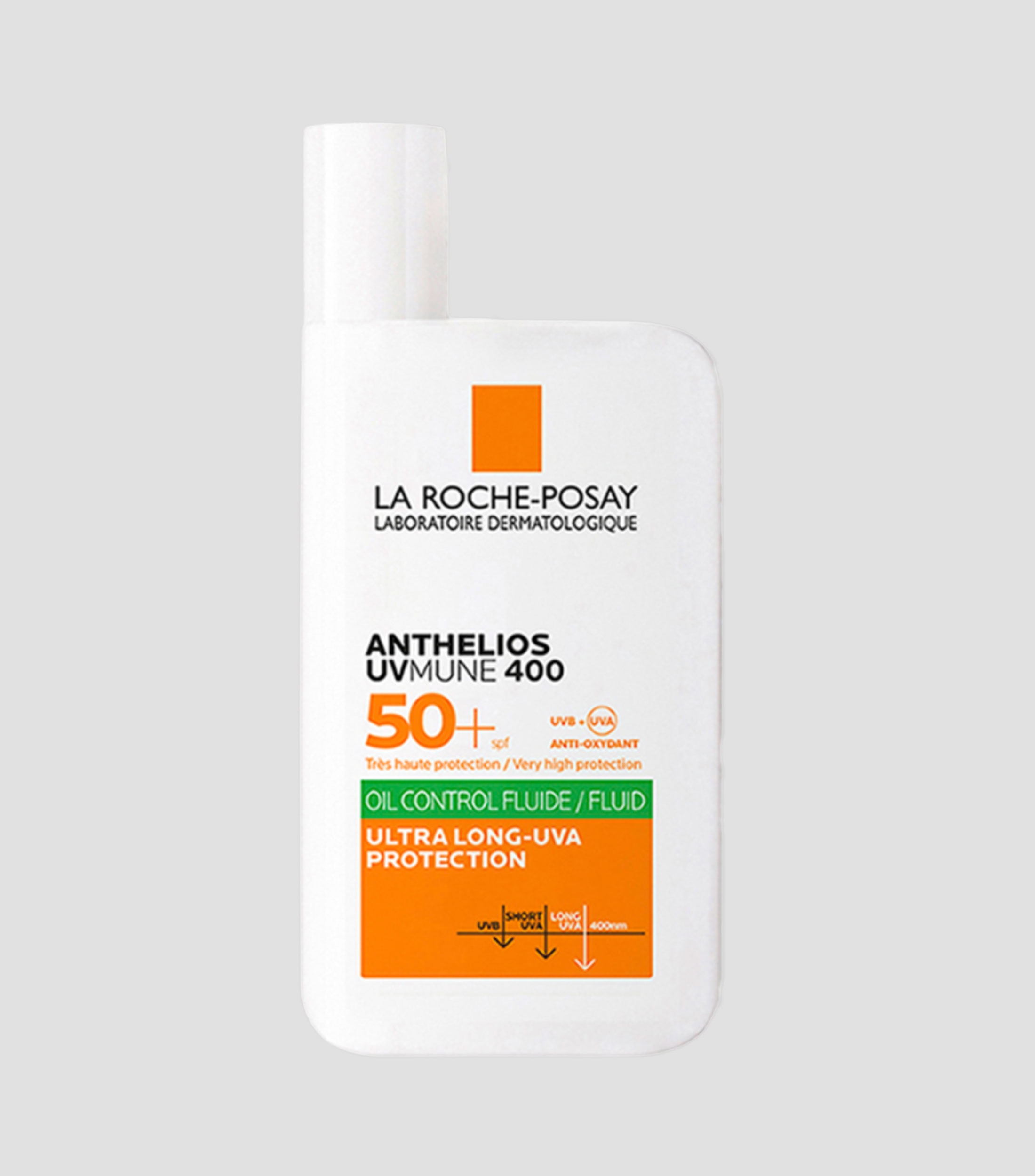 Protector Facial Anthelios UV Mune 400 Oil control Fluido FPS 50, 50 ml
