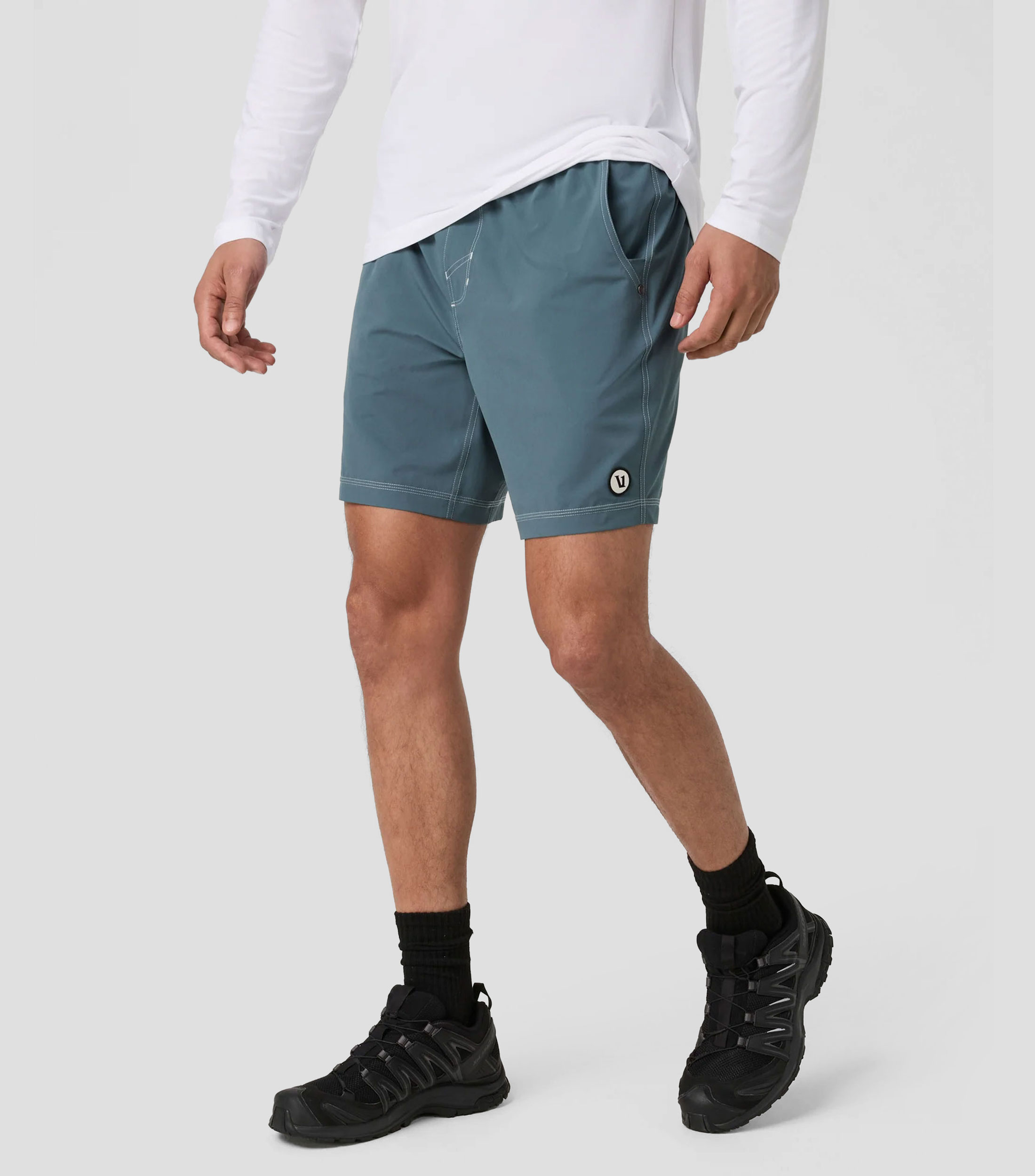 Short deportivo Kore Lined liso Hombre