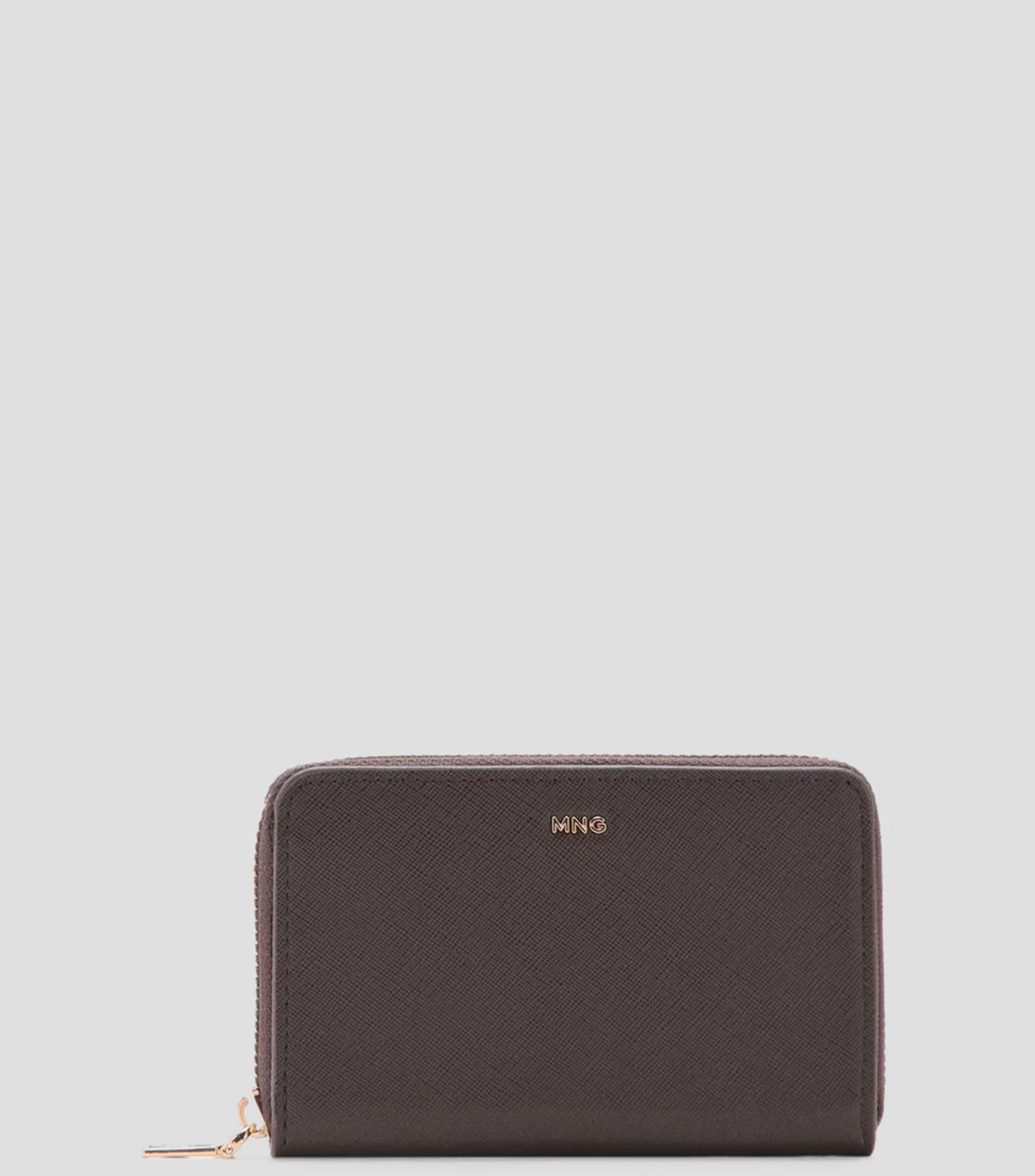 Cartera lisa con logo Mujer