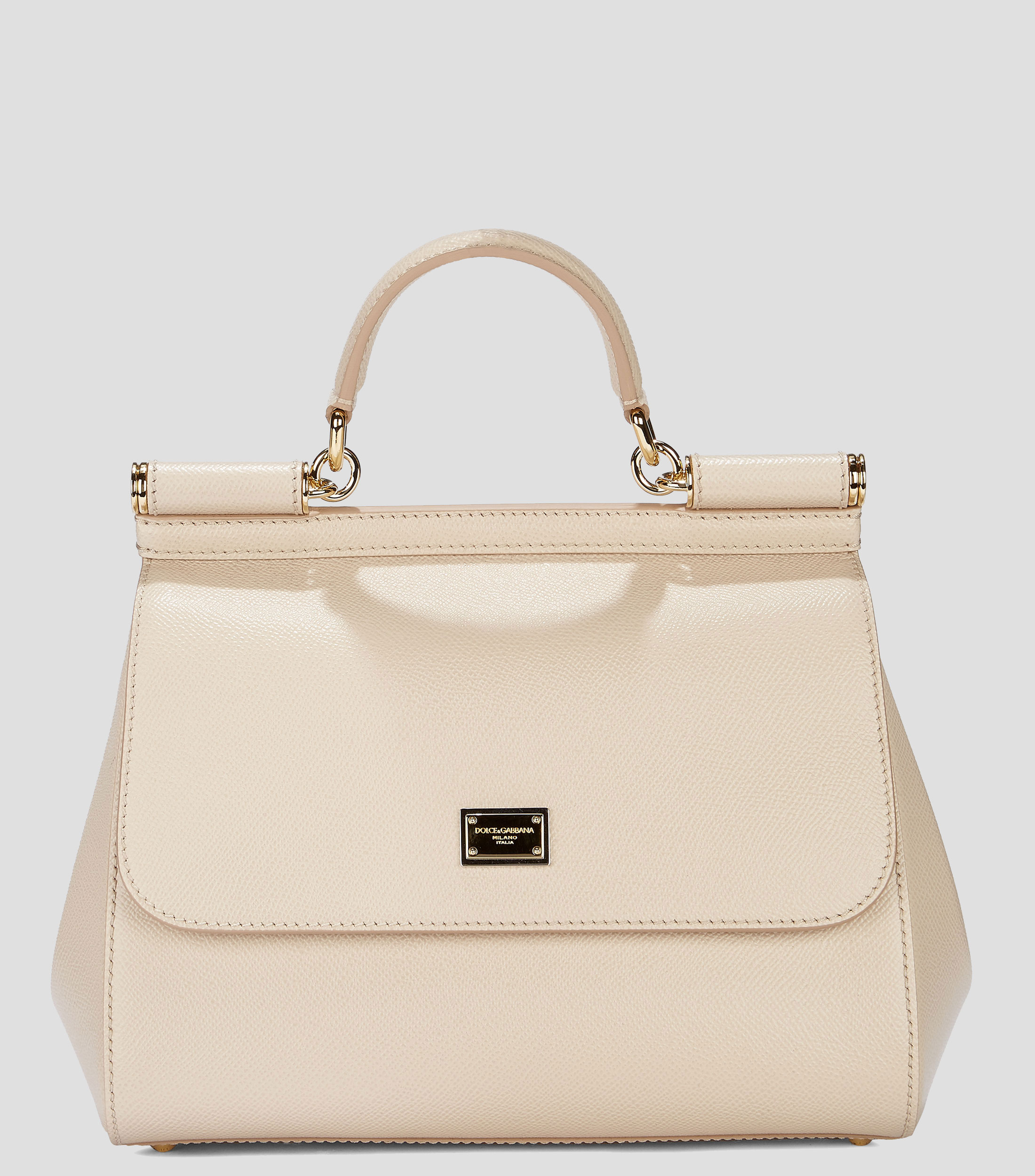 Bolsa mediana satchel en piel Sicily Mujer