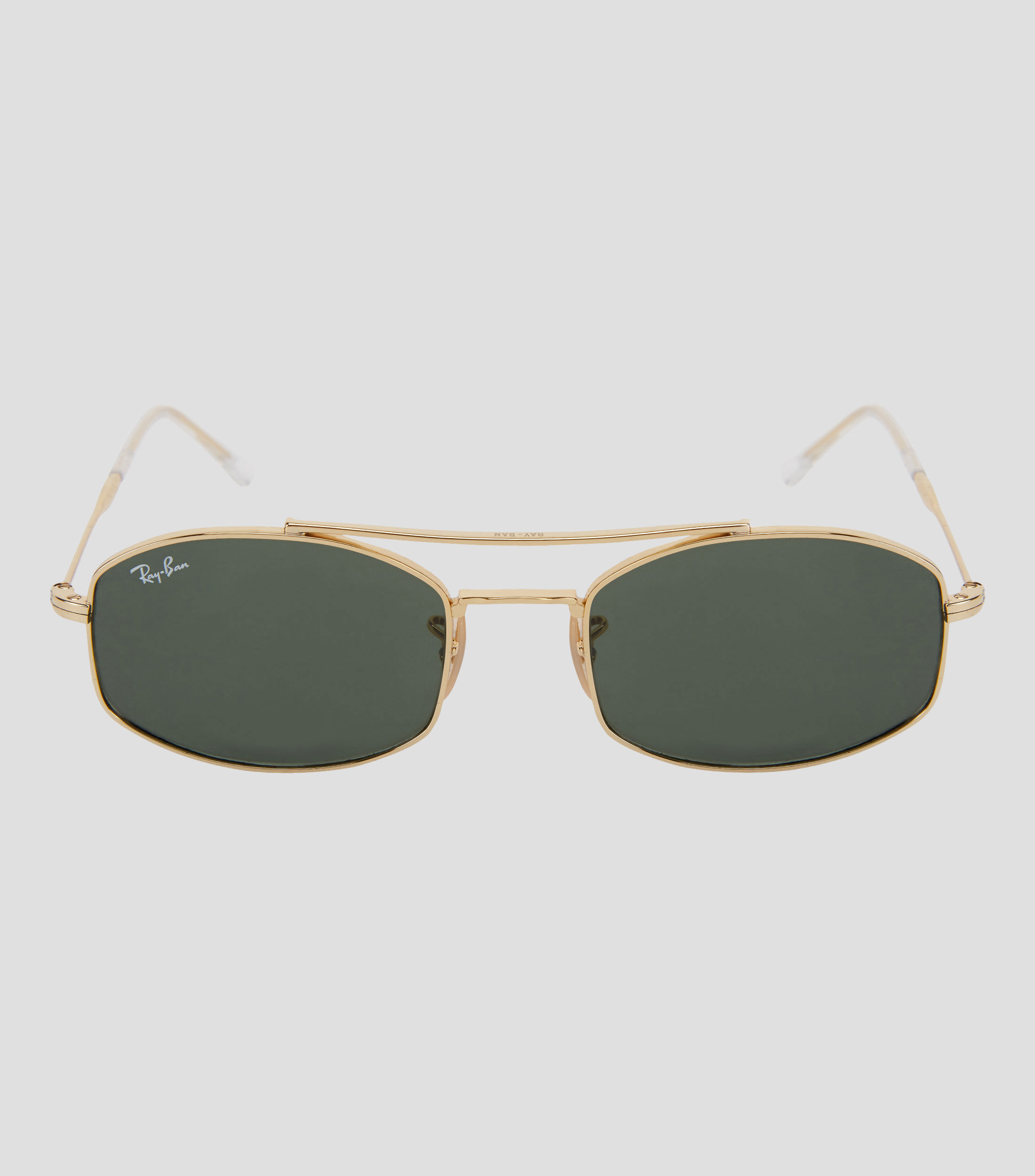 Lentes de sol Ovalados Dorados Hombre