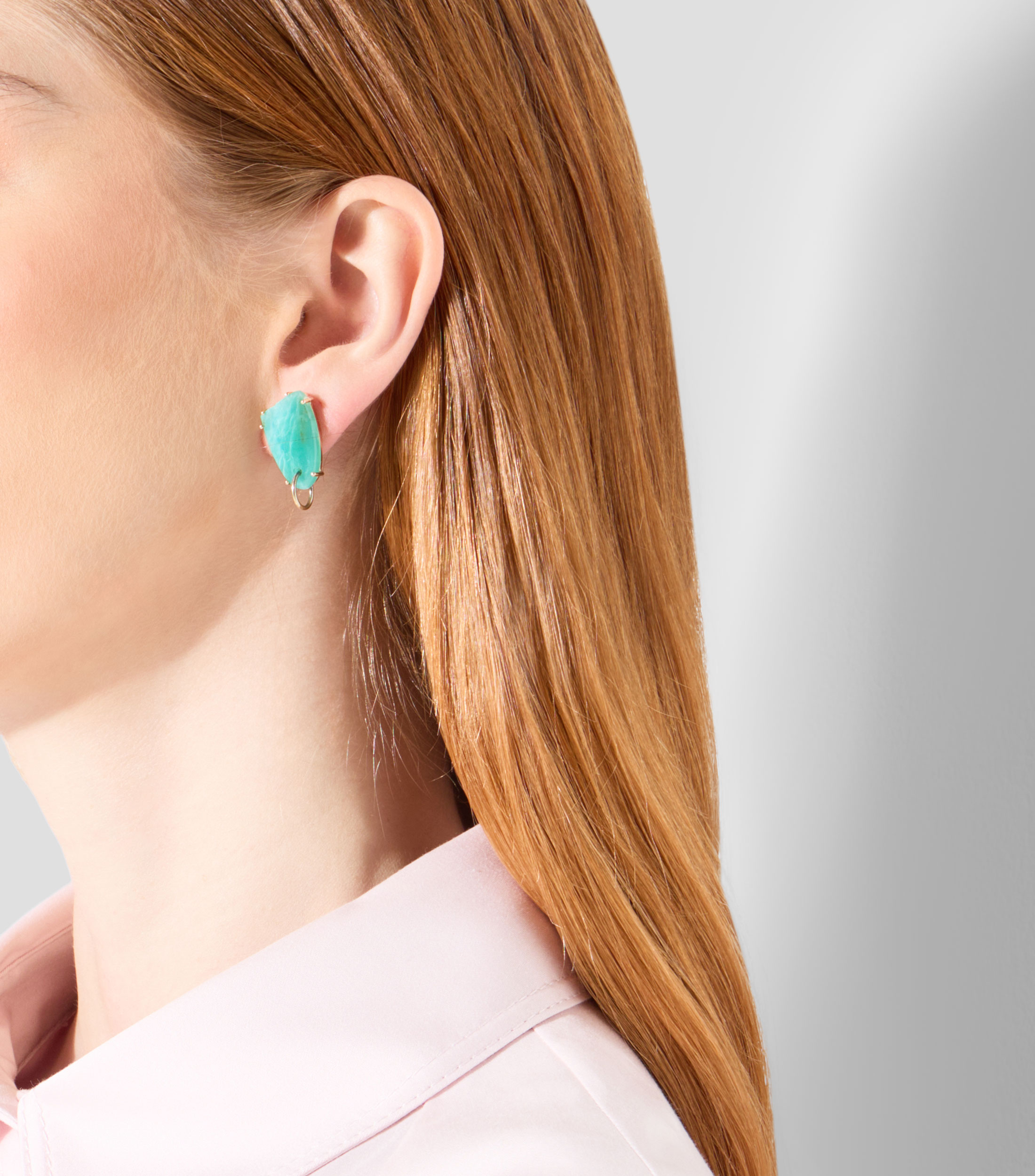 Arete Unique Gems en oro de 14 kilates Mujer