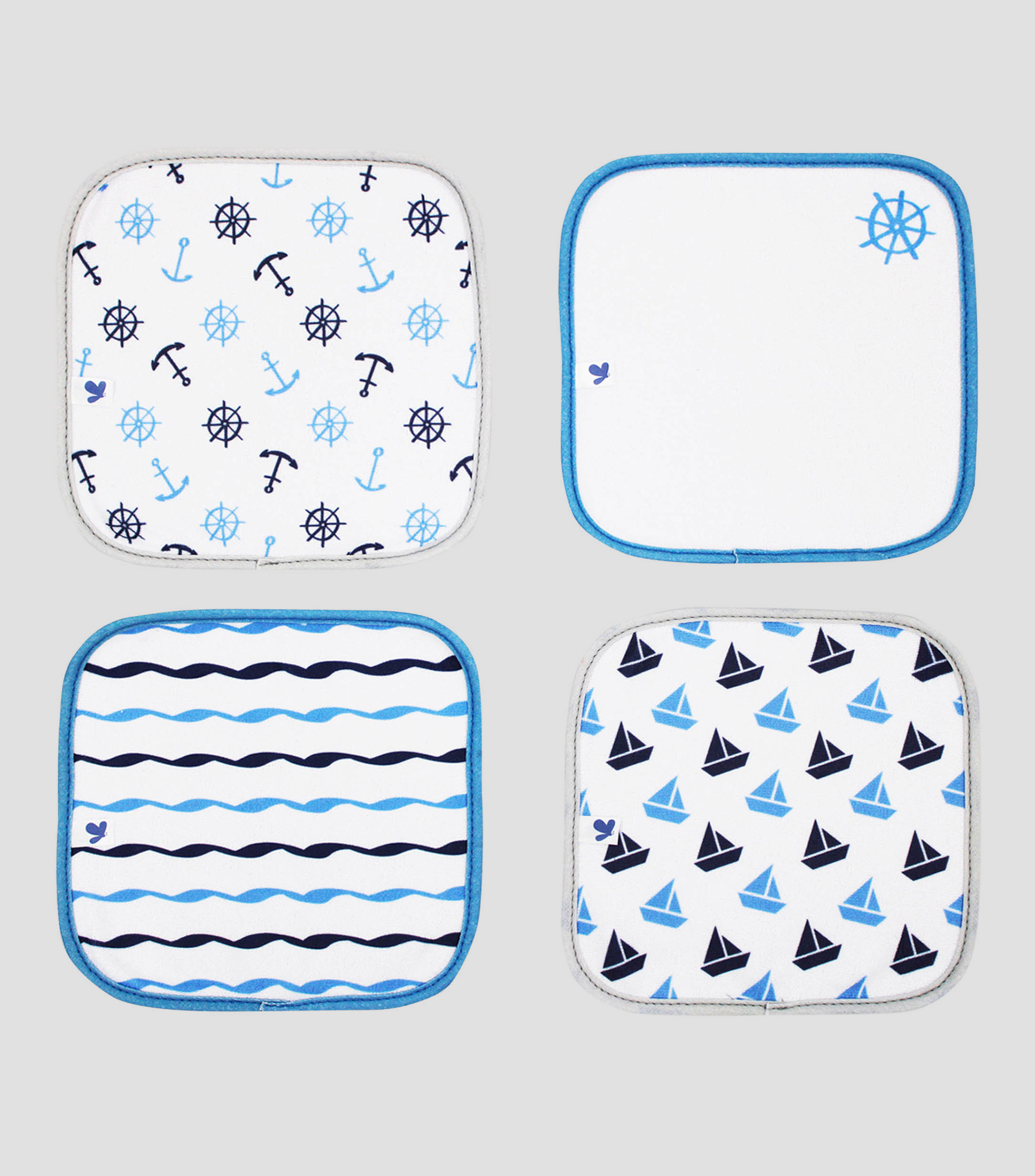 Set de 4 toallitas faciales Bebé