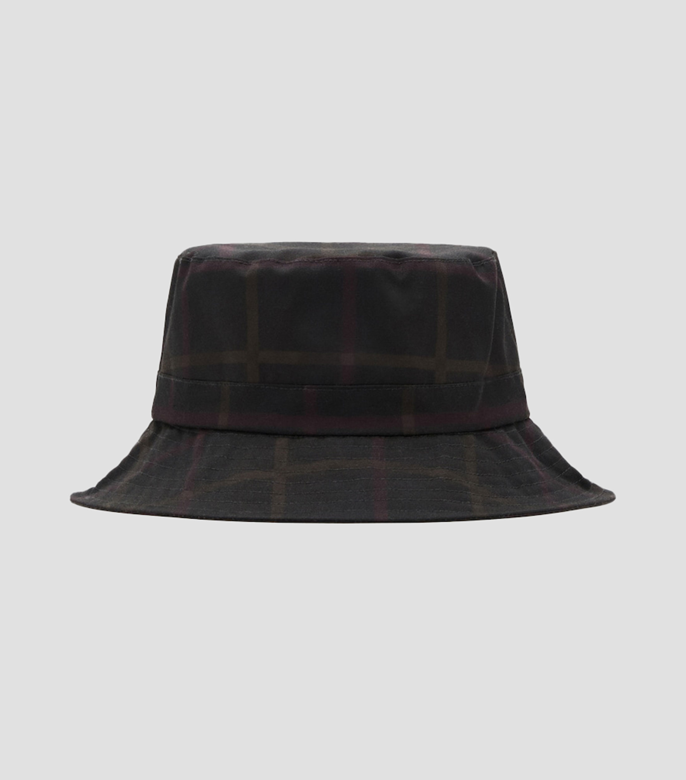 Gorro pescador con cuadros Mujer
