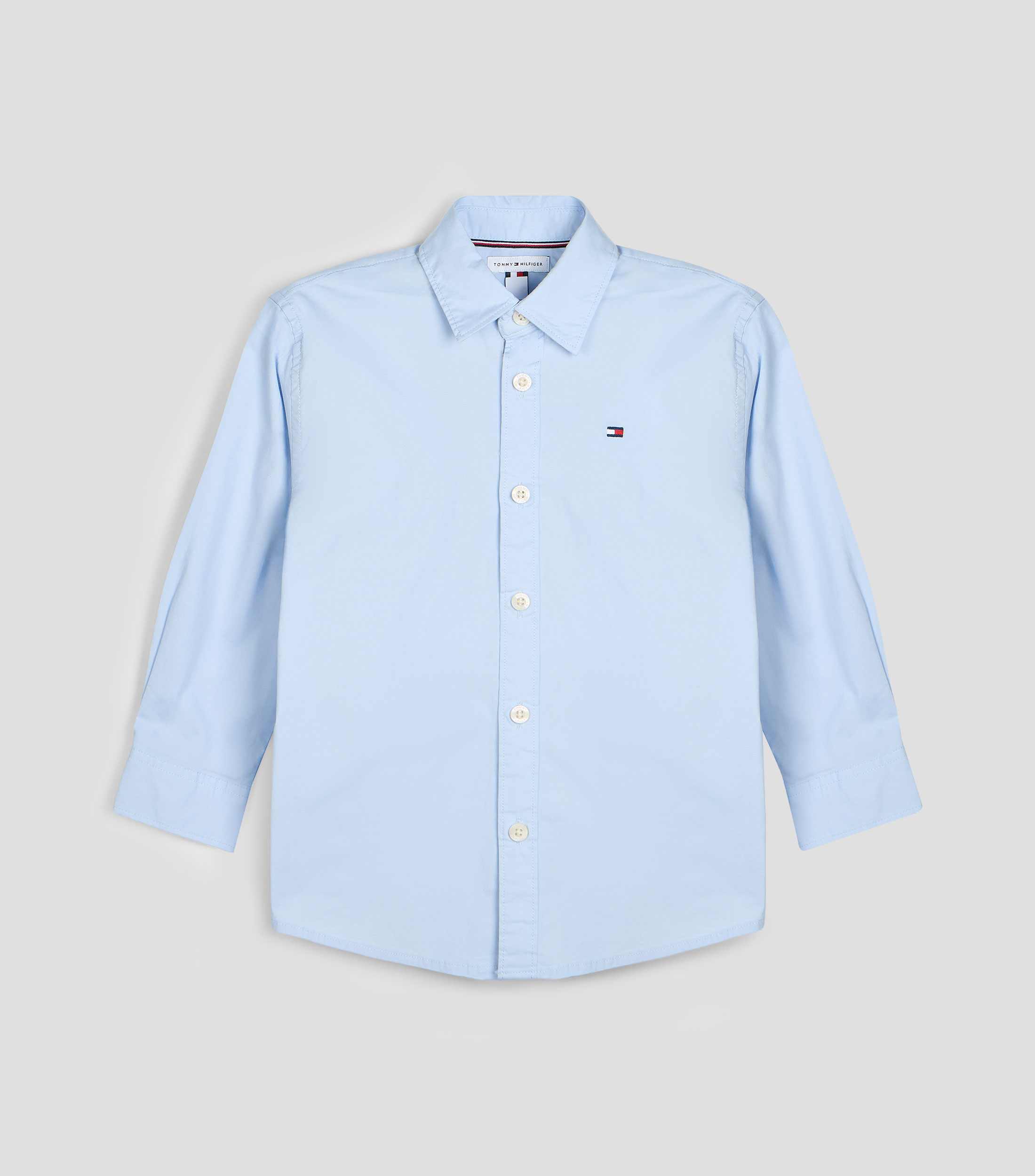 Camisa lisa manga larga Niño