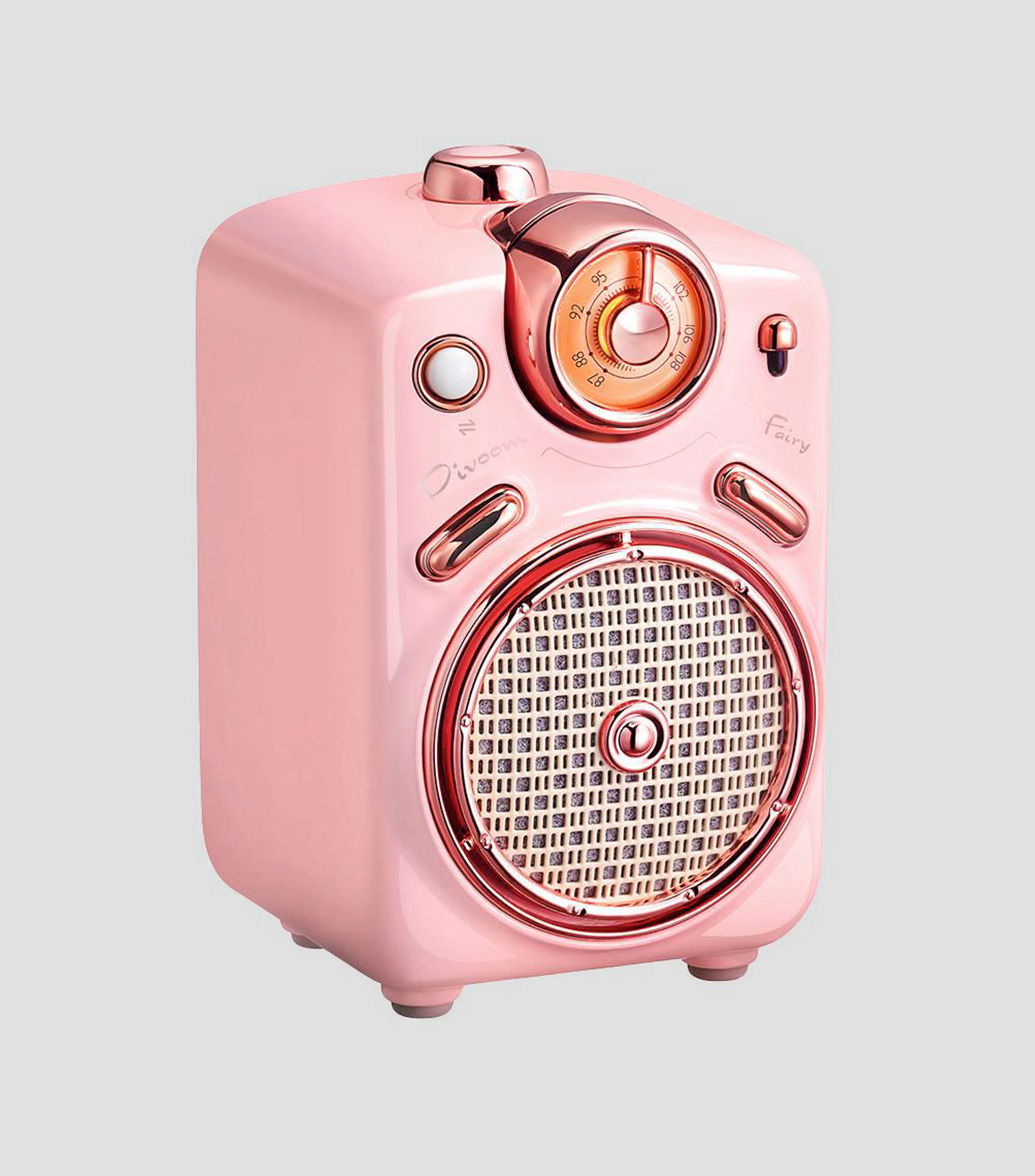 Bocina portátil inalámbrica Bluetooth Karaoke mini Fairy -2 Rosa
