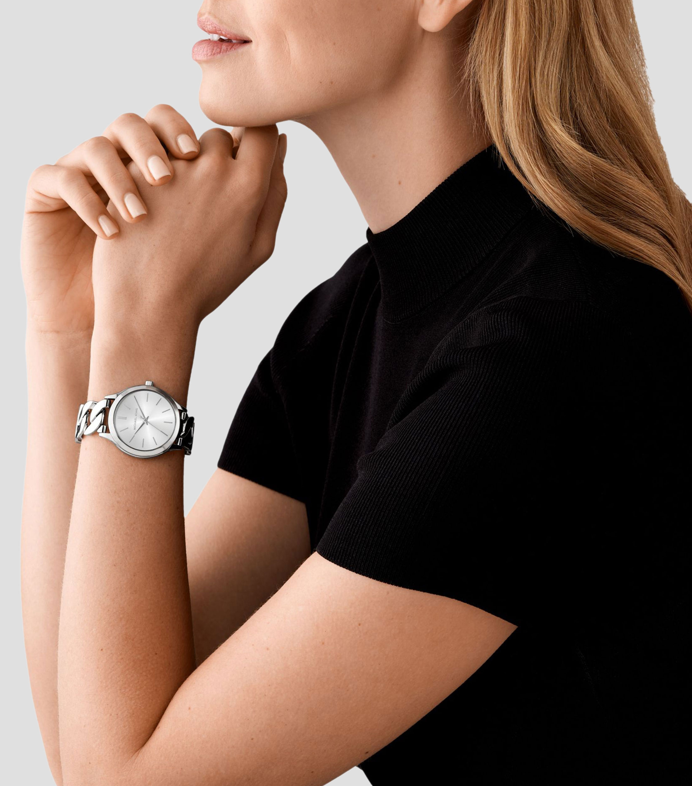Reloj para Mujer casual Runway plateado
