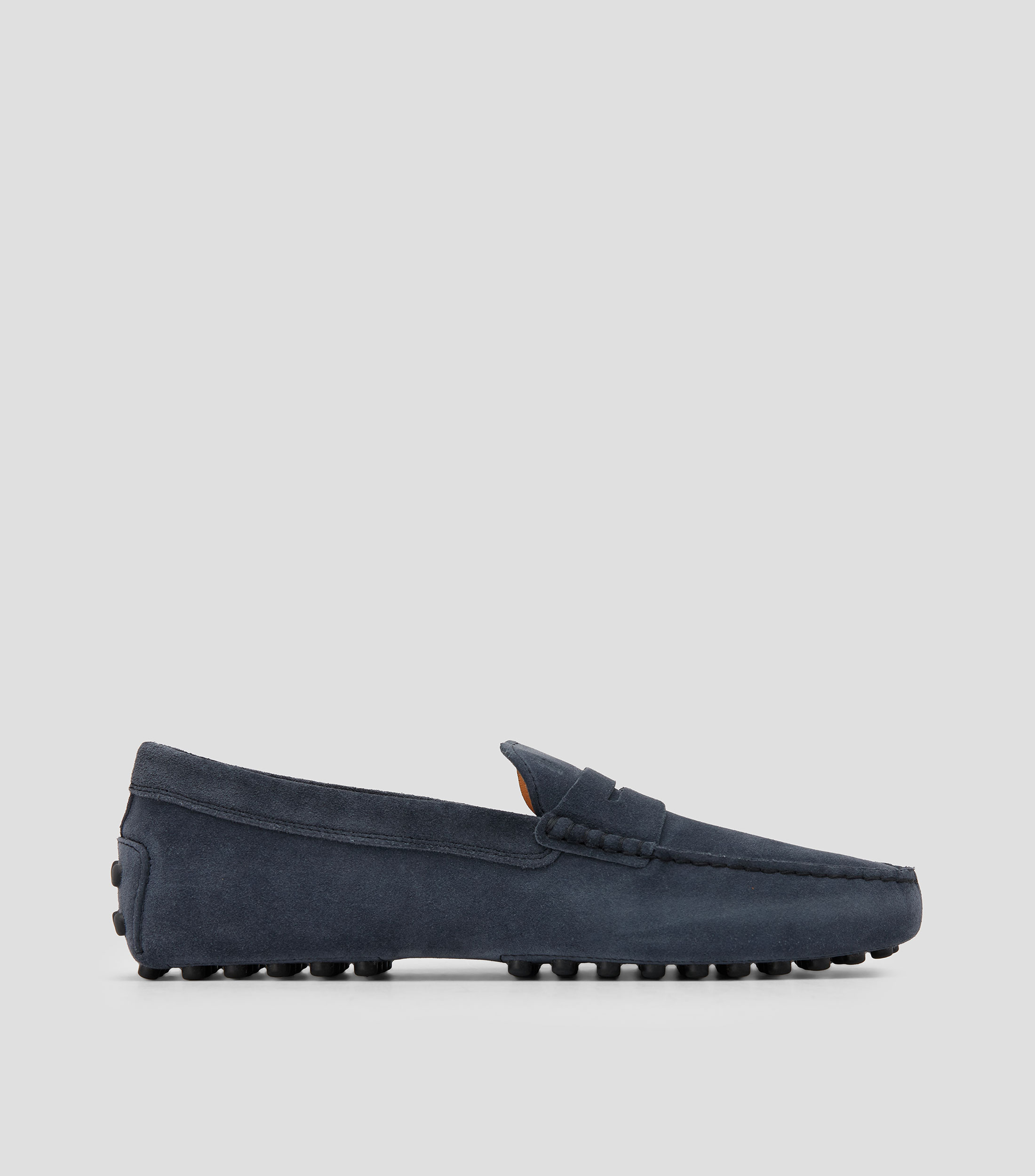 Mocasines Gommino en piel con cinta Hombre