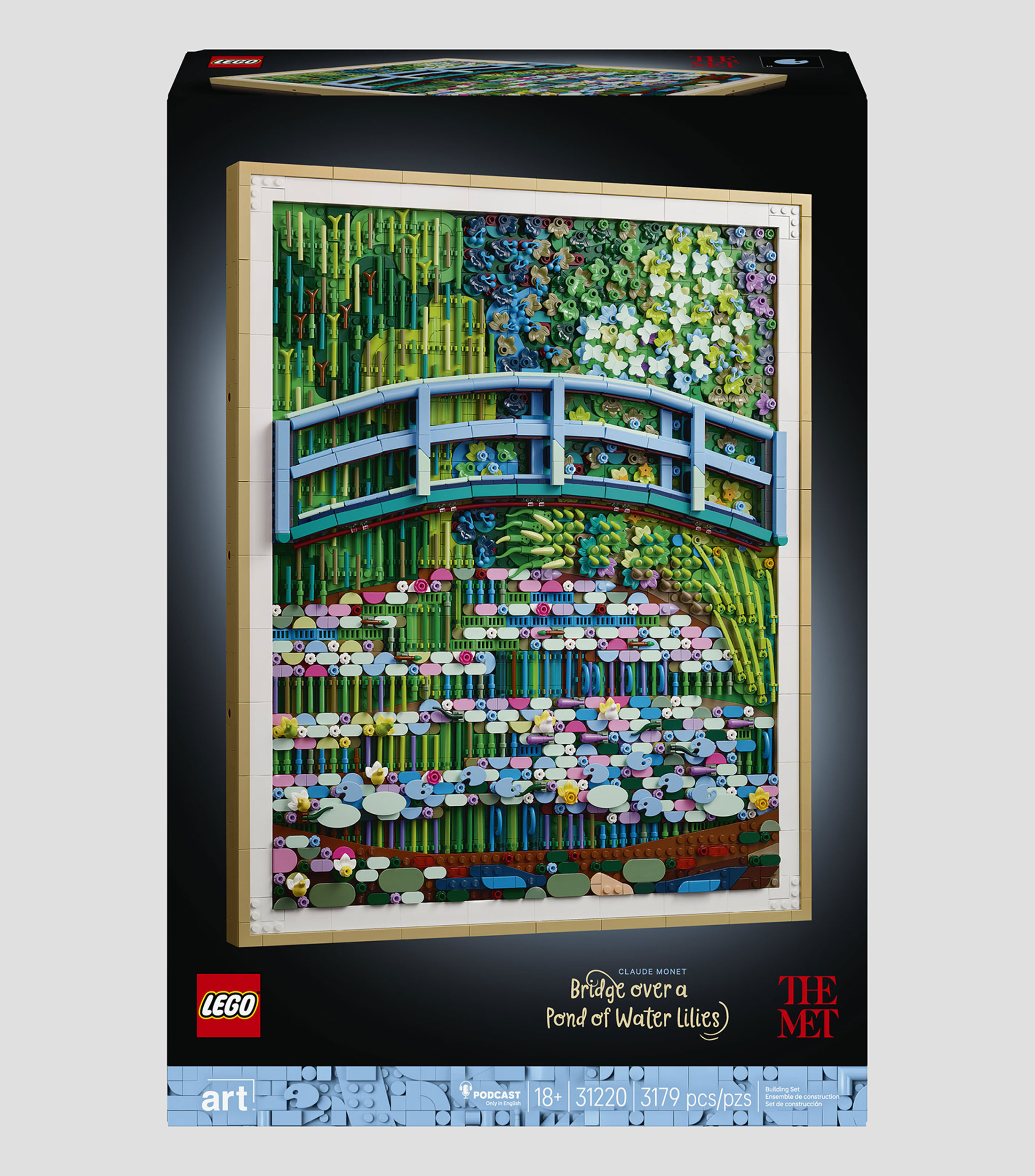 Lego ART, Claude Monet: Puente Sobre Estanque de Nenúfares