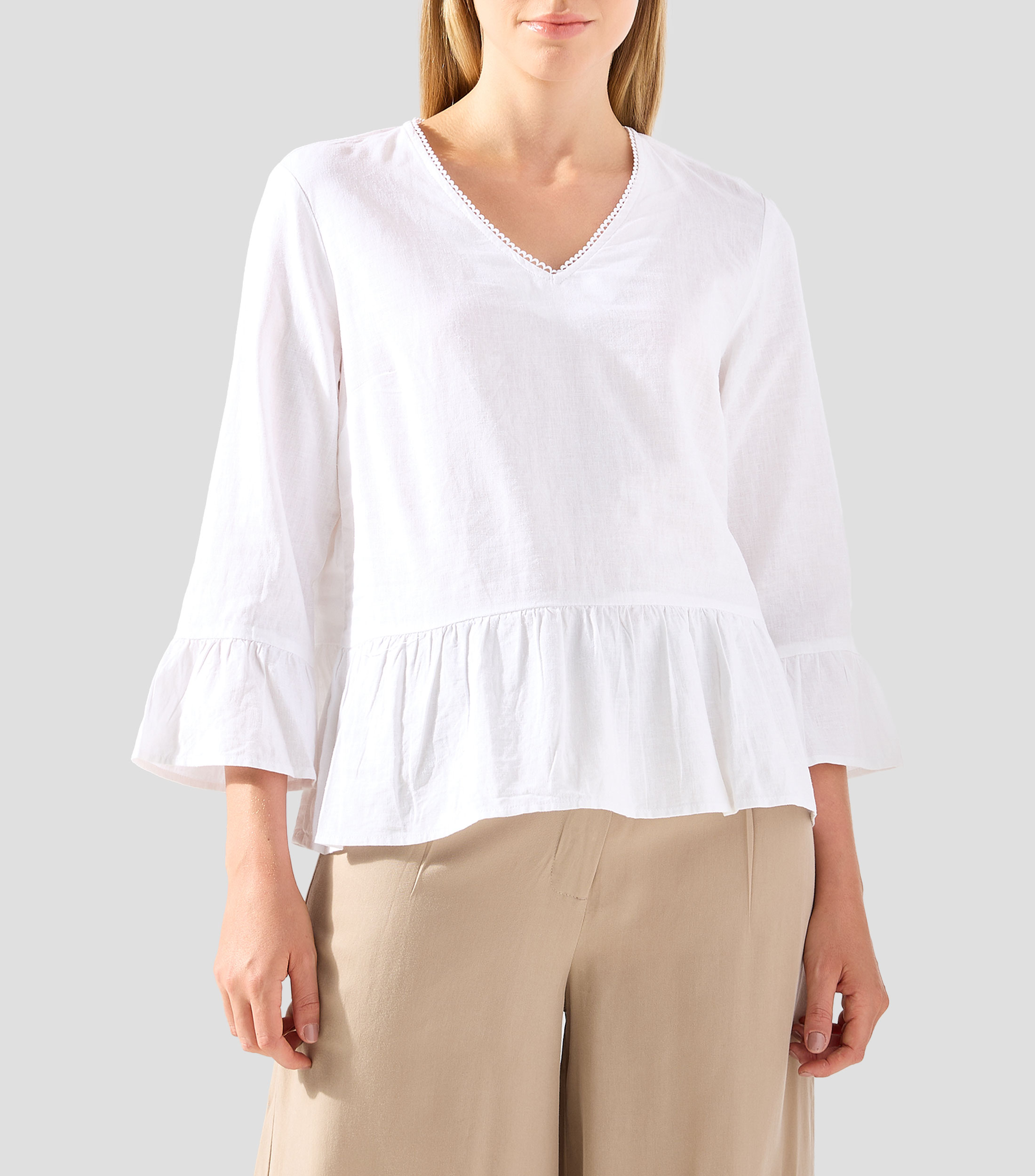 Blusa manga 7/8 Mujer