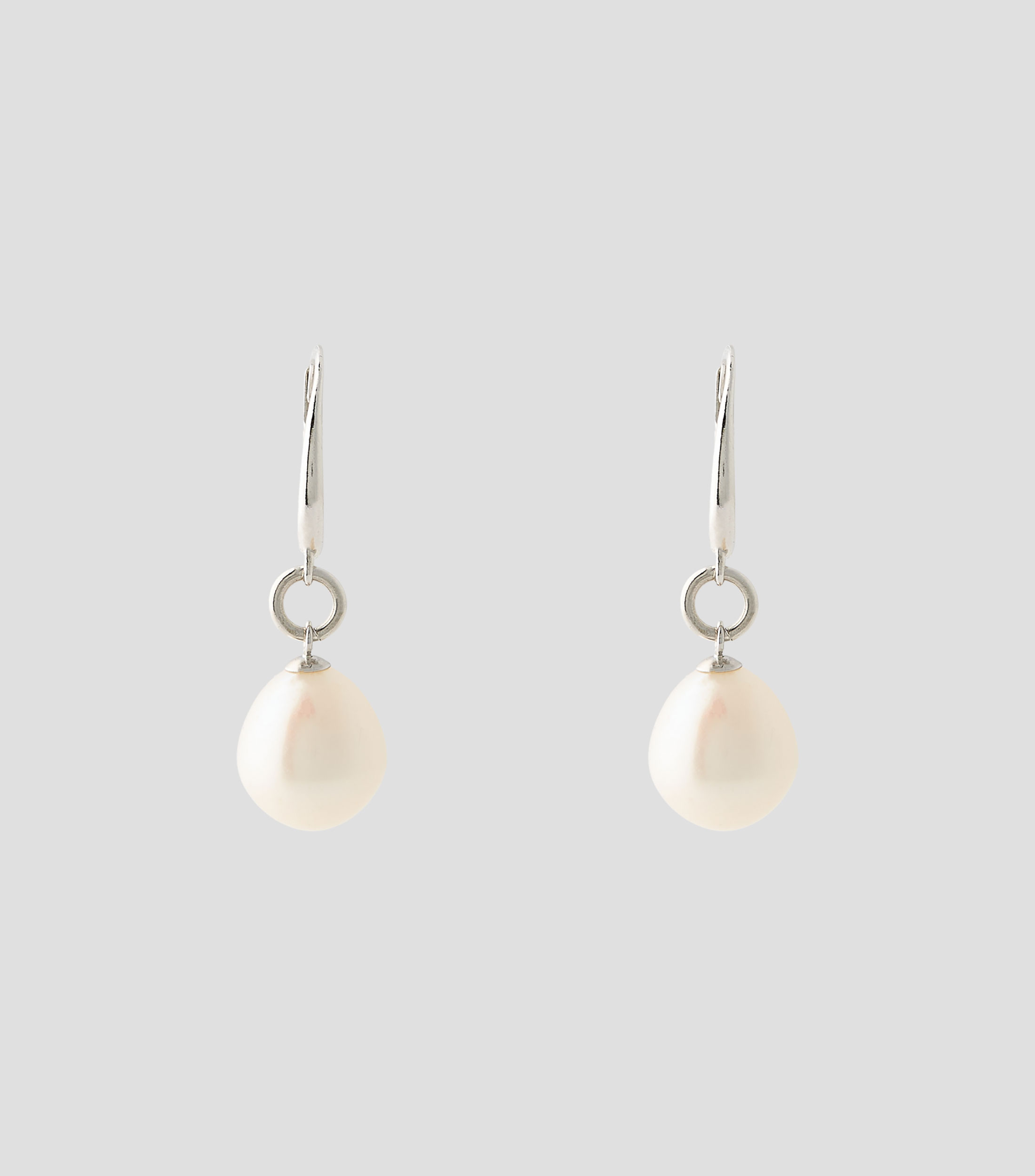 Aretes con perla Mujer