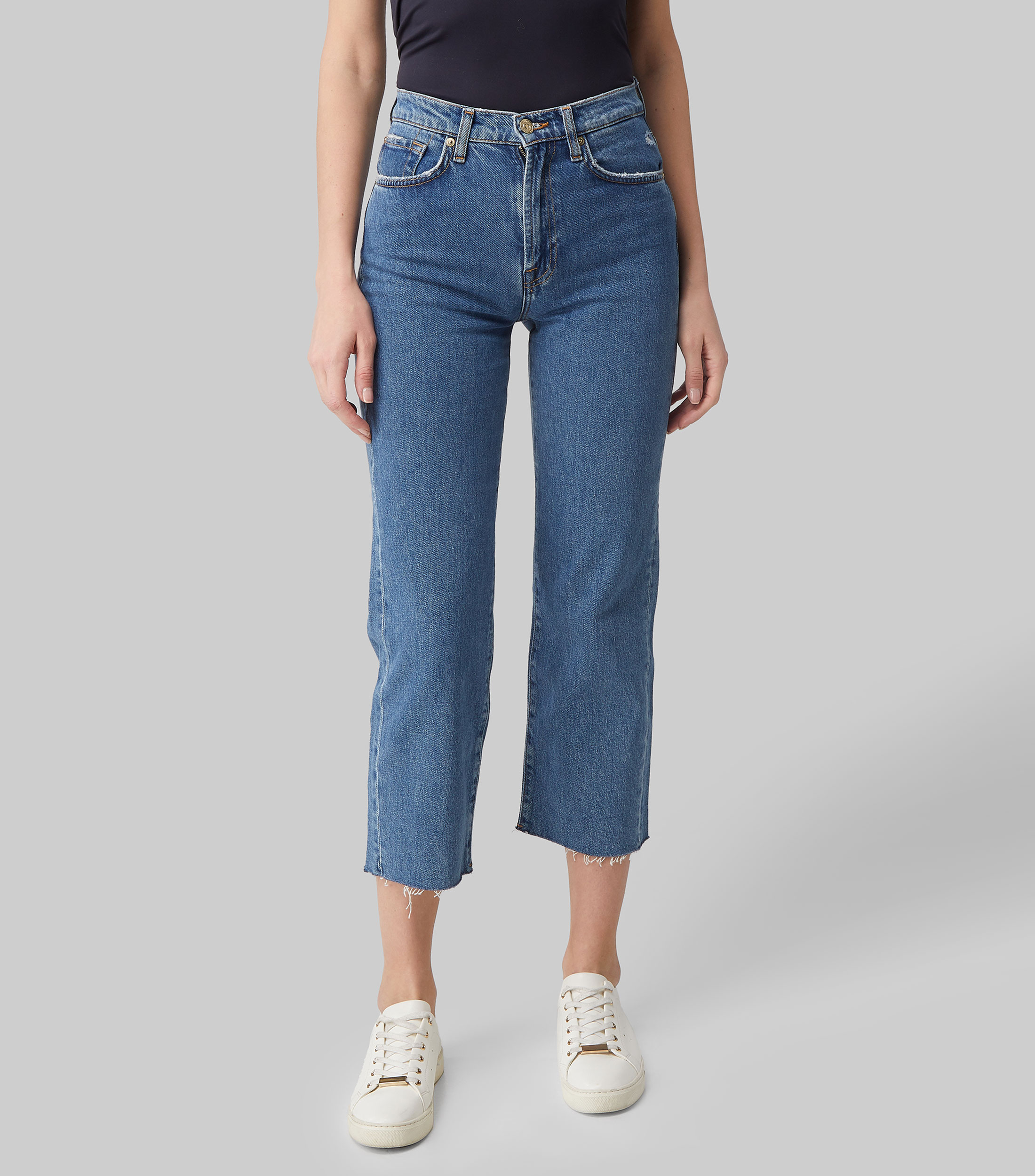Jeans Seven For All Mankind Skinny Coupé - Taille 27, Jaune Foncé, Neuf Avec étiquettes