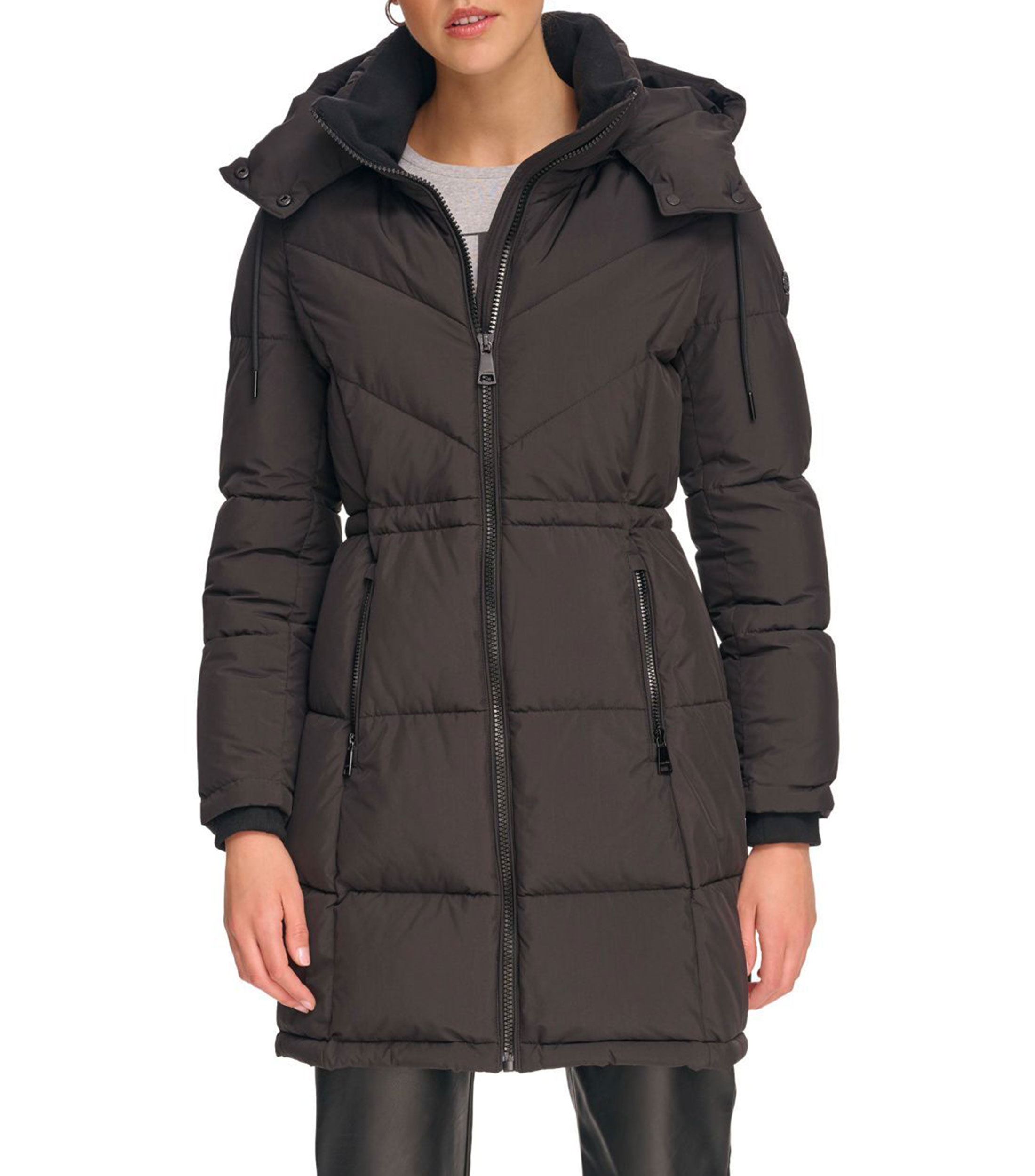 Capitonada Chamarras Ck Mujer Calvin Klein Chamarra Puffer Con