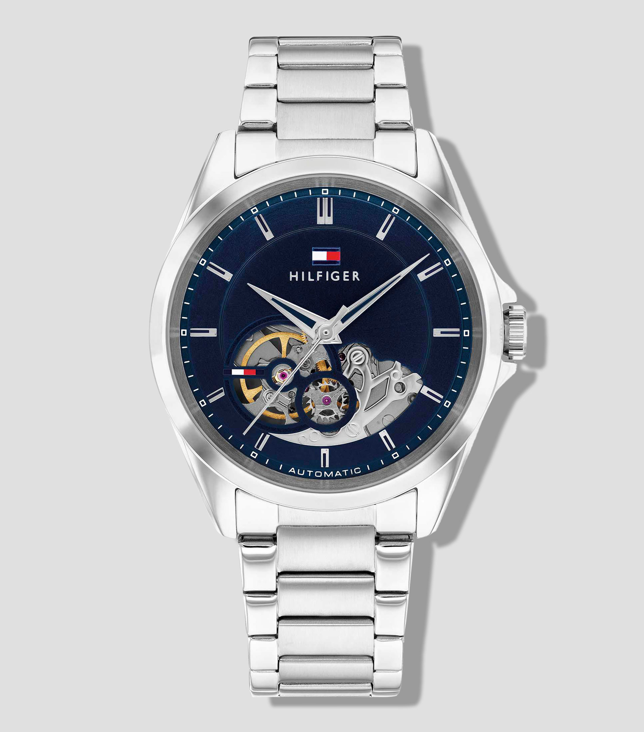 Reloj para Hombre Baker clásico plateado