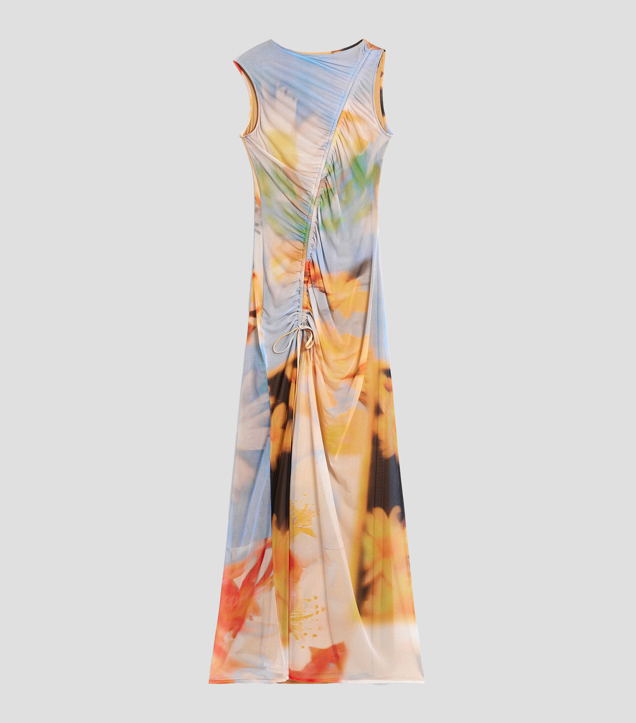 Vestido midi estampado Mujer