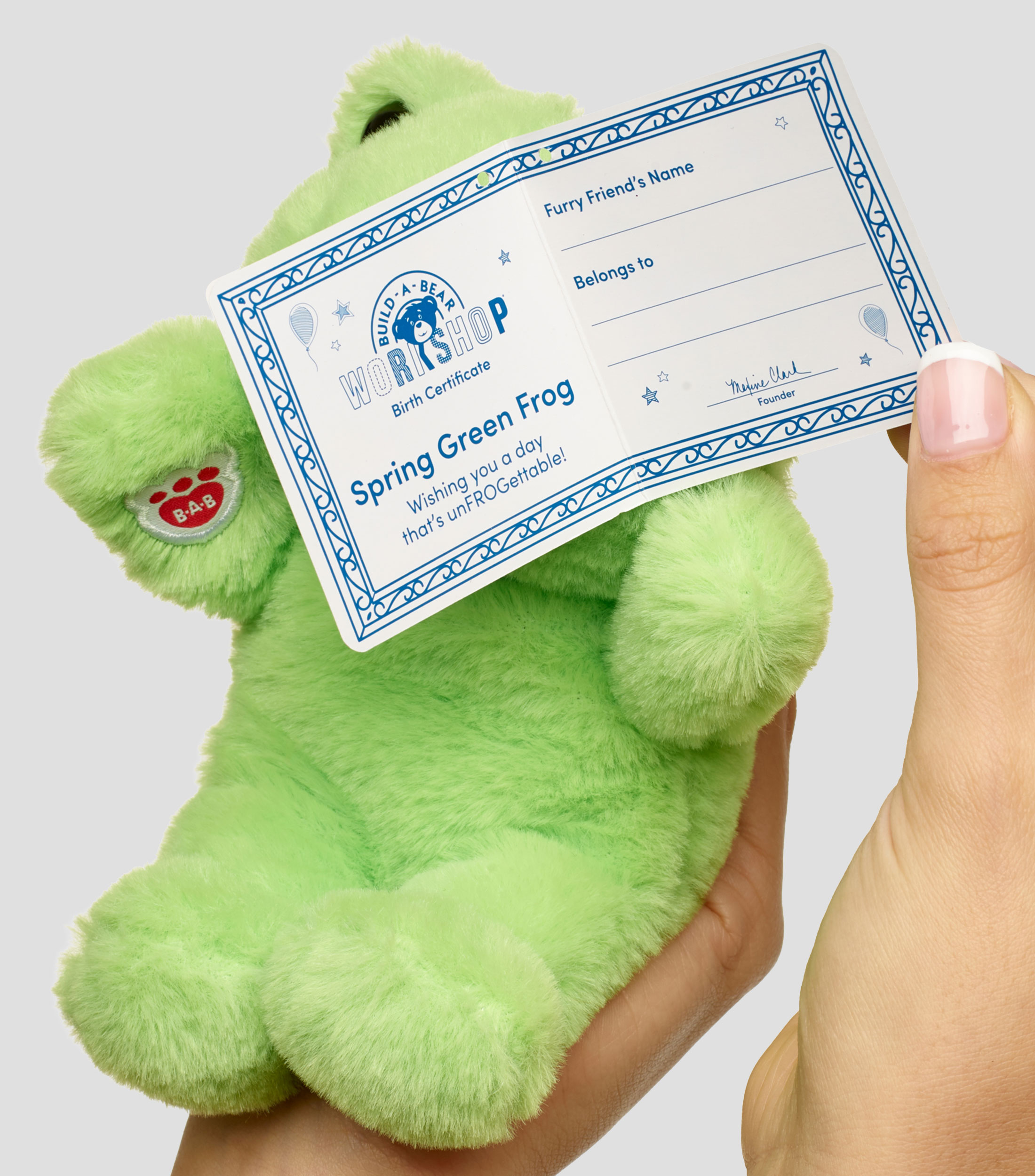 Peluche Rana Mini Beans
