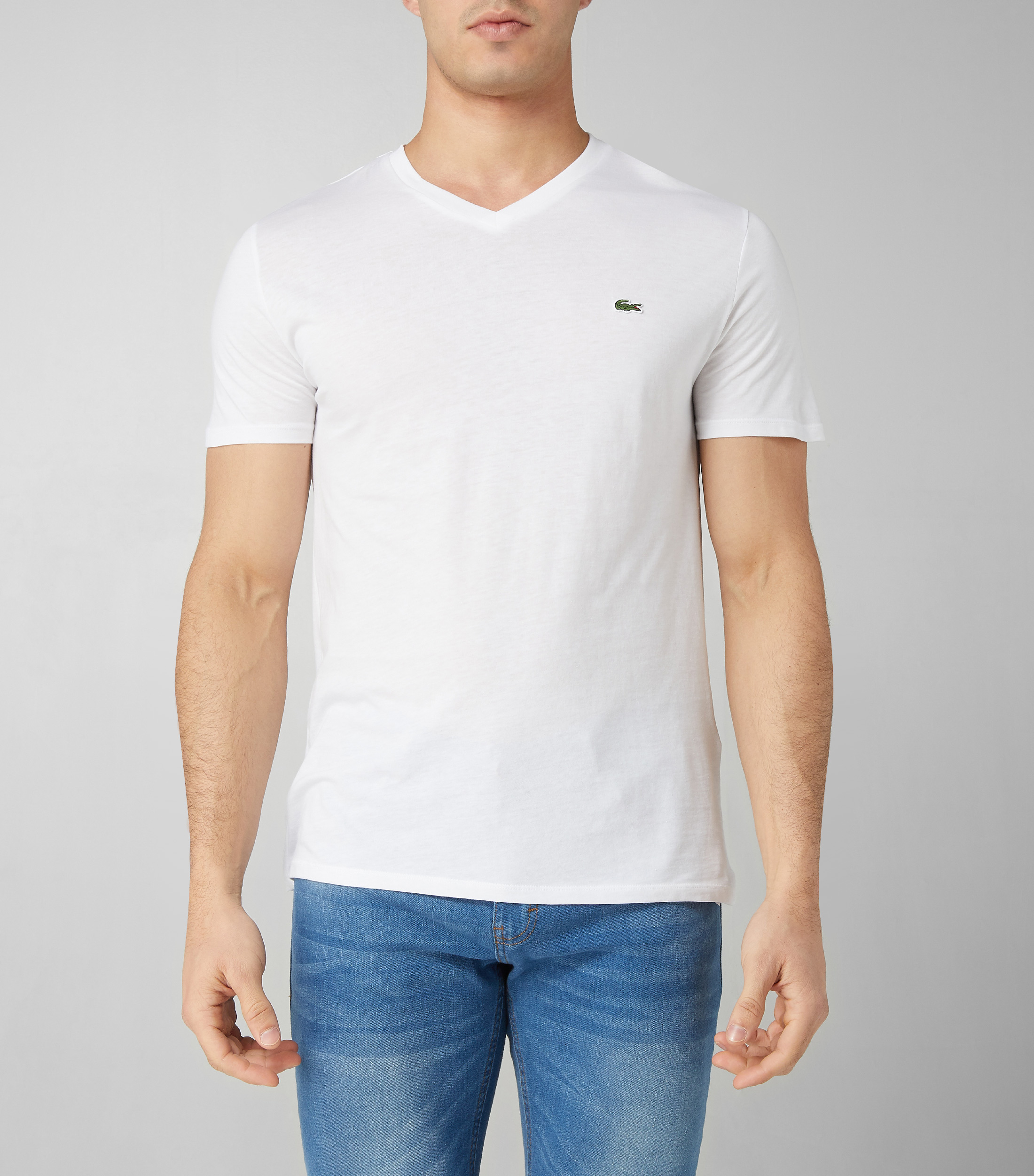 Playera Cuello V Manga Corta Hombre