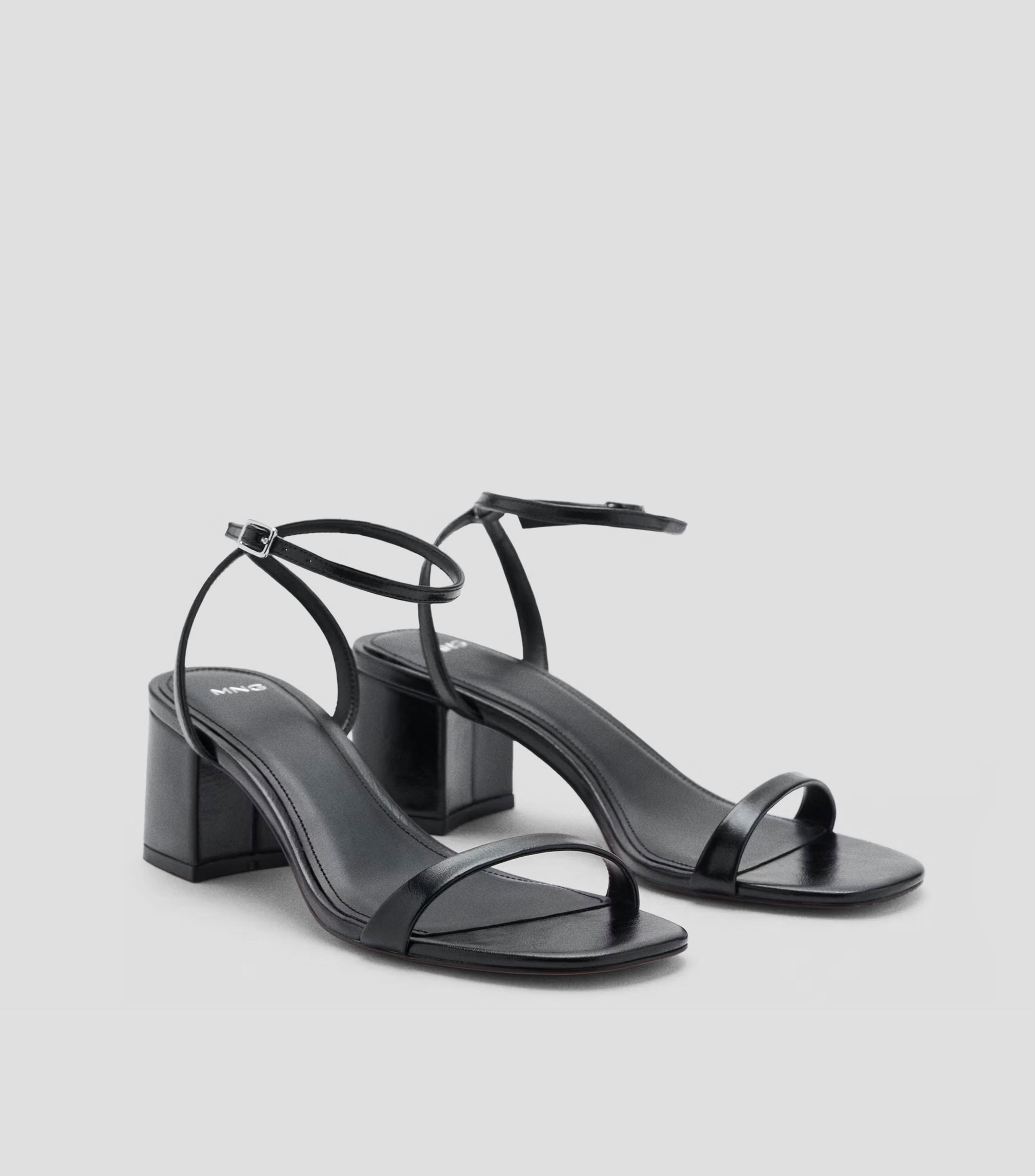 Sandalias con tacón ancho de 6.5 cm Mujer