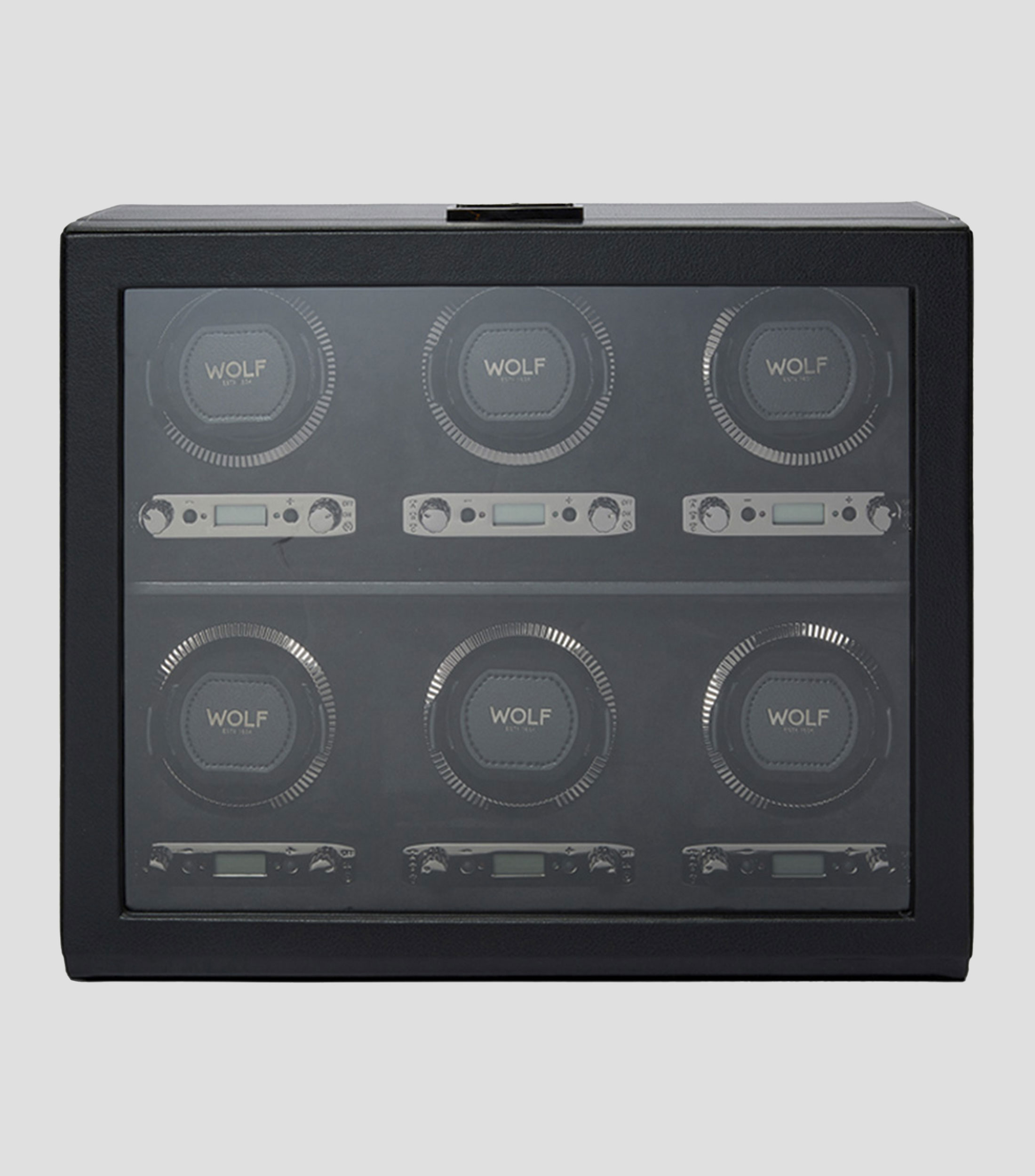 Caja de movimiento para relojes British Racing 6PC Winder
