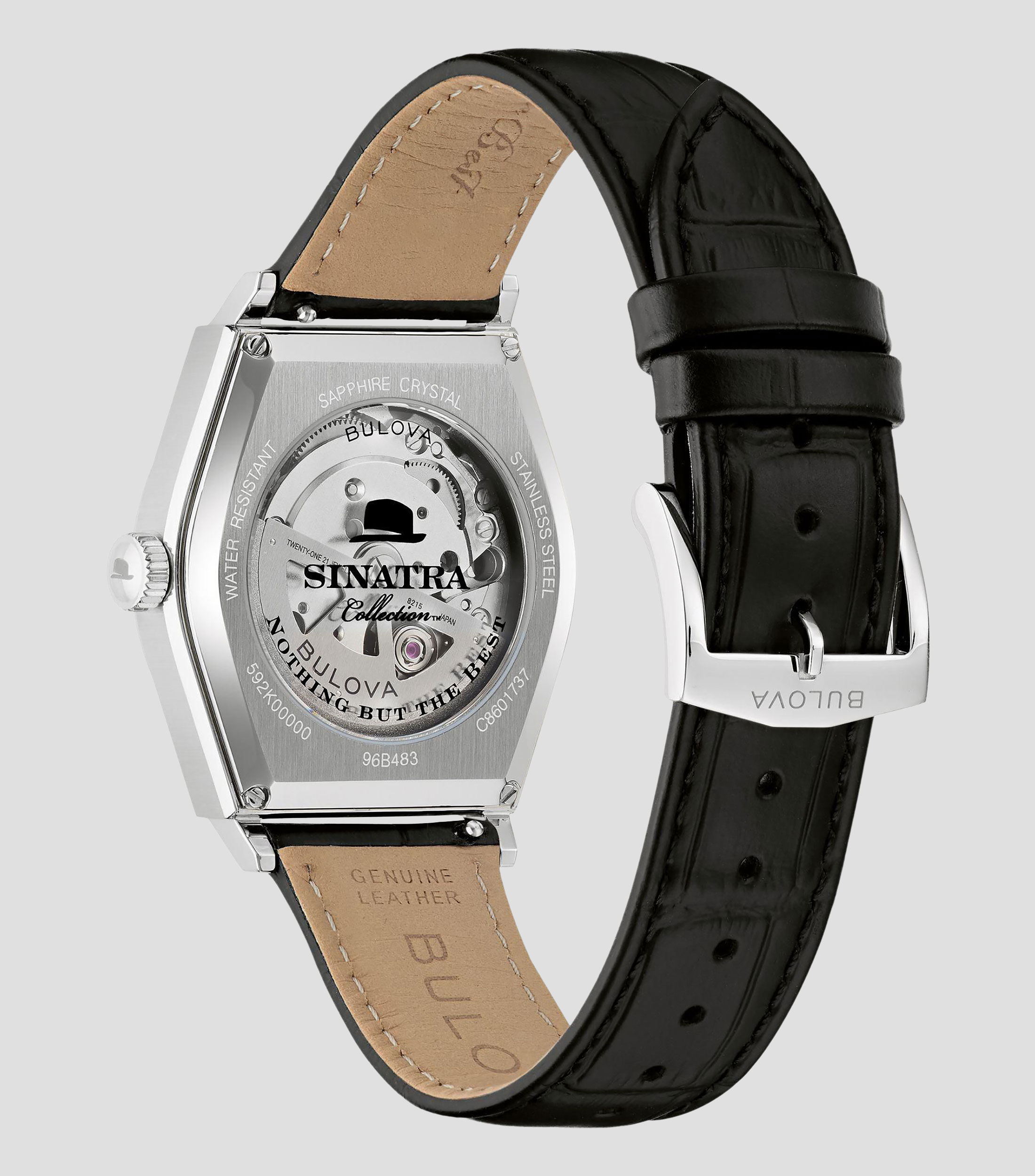 Reloj para hombre Frank Sinatra Casual, Plateado