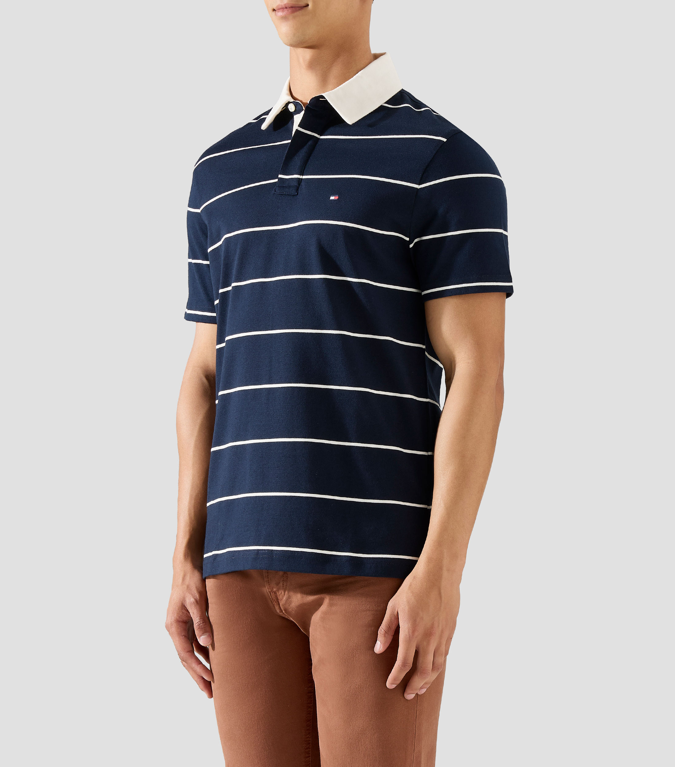 Playera Tipo Polo Manga Corta Hombre