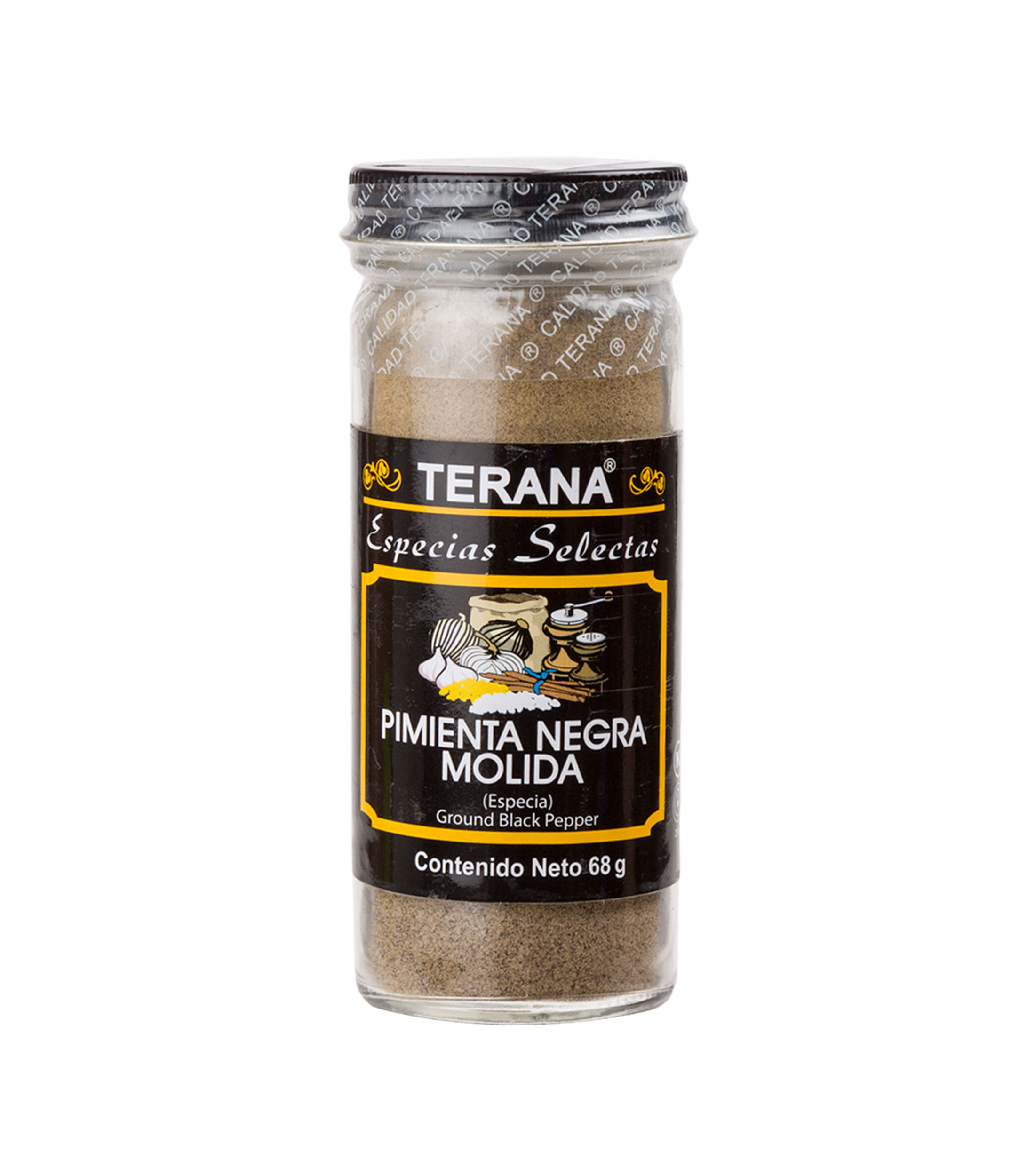 Pimienta Negra Molida, 68 g